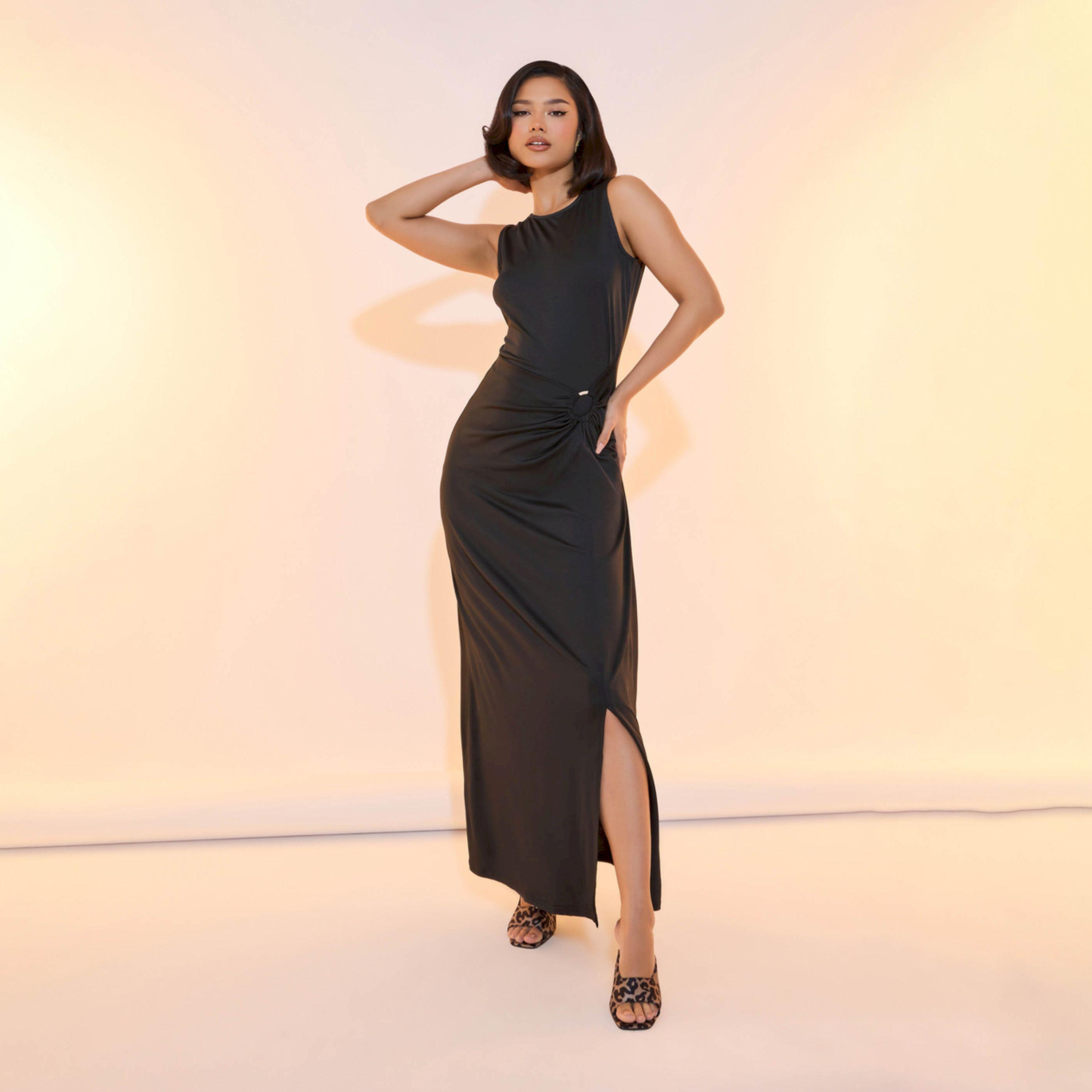 Take Two Side Slit Round Neck Sleeveless Maxi Dress-women-clothing-dresses-image-4