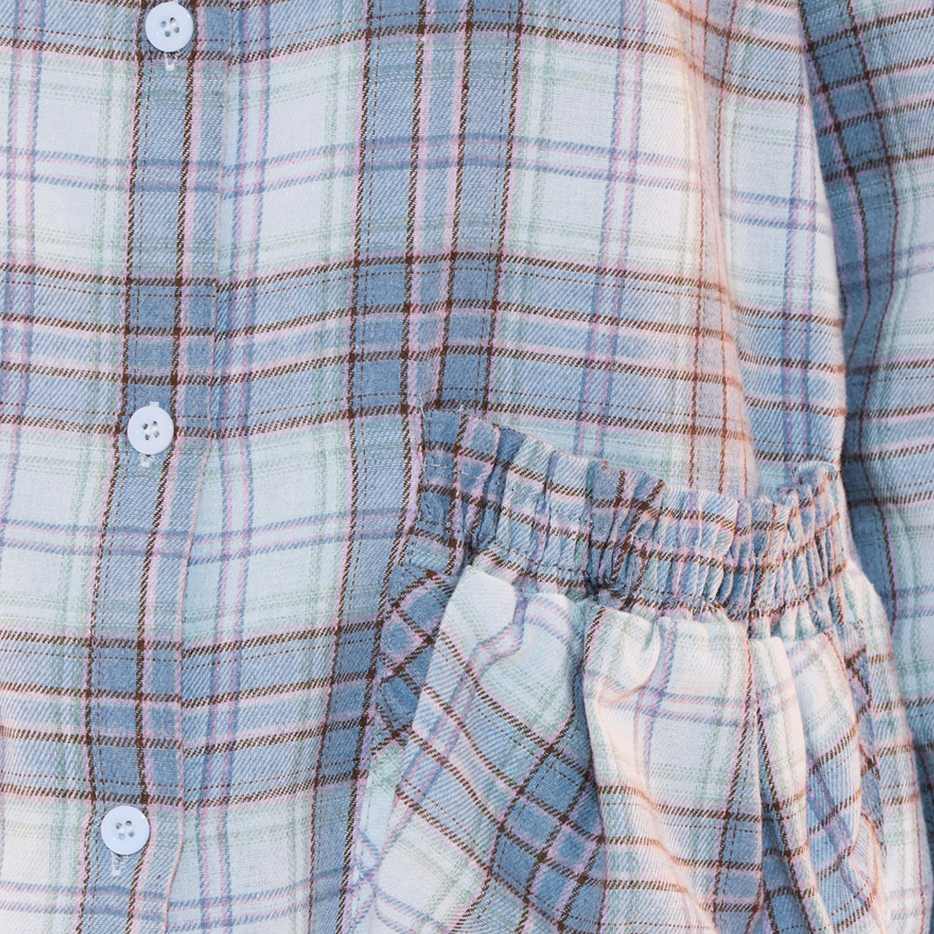 Take Two Checked Front Pocket Oversized Shirt-women-clothing-shirtsandblouses-shirts-image-4