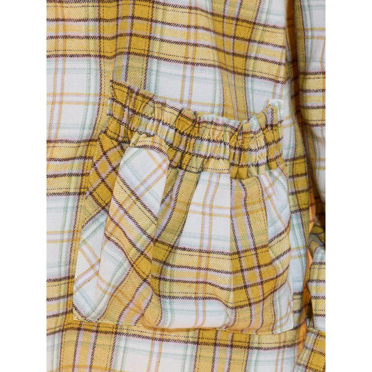 بلوزة فضفاضة بطبعة مربعات وجيوب-women-clothing-shirtsandblouses-shirts-image-4