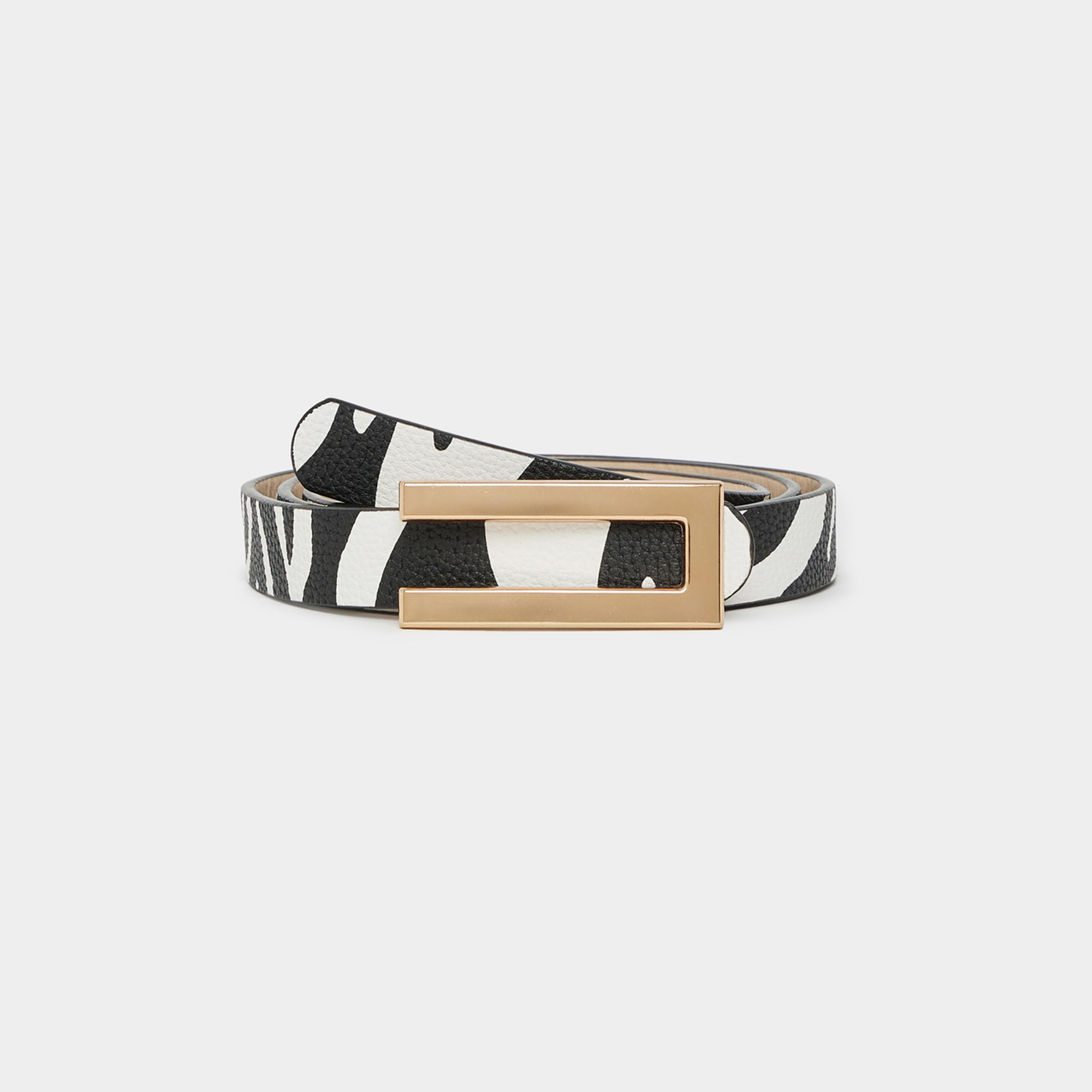 Styli Zebra Print Belt-women-clothingaccessories-belts-image-1