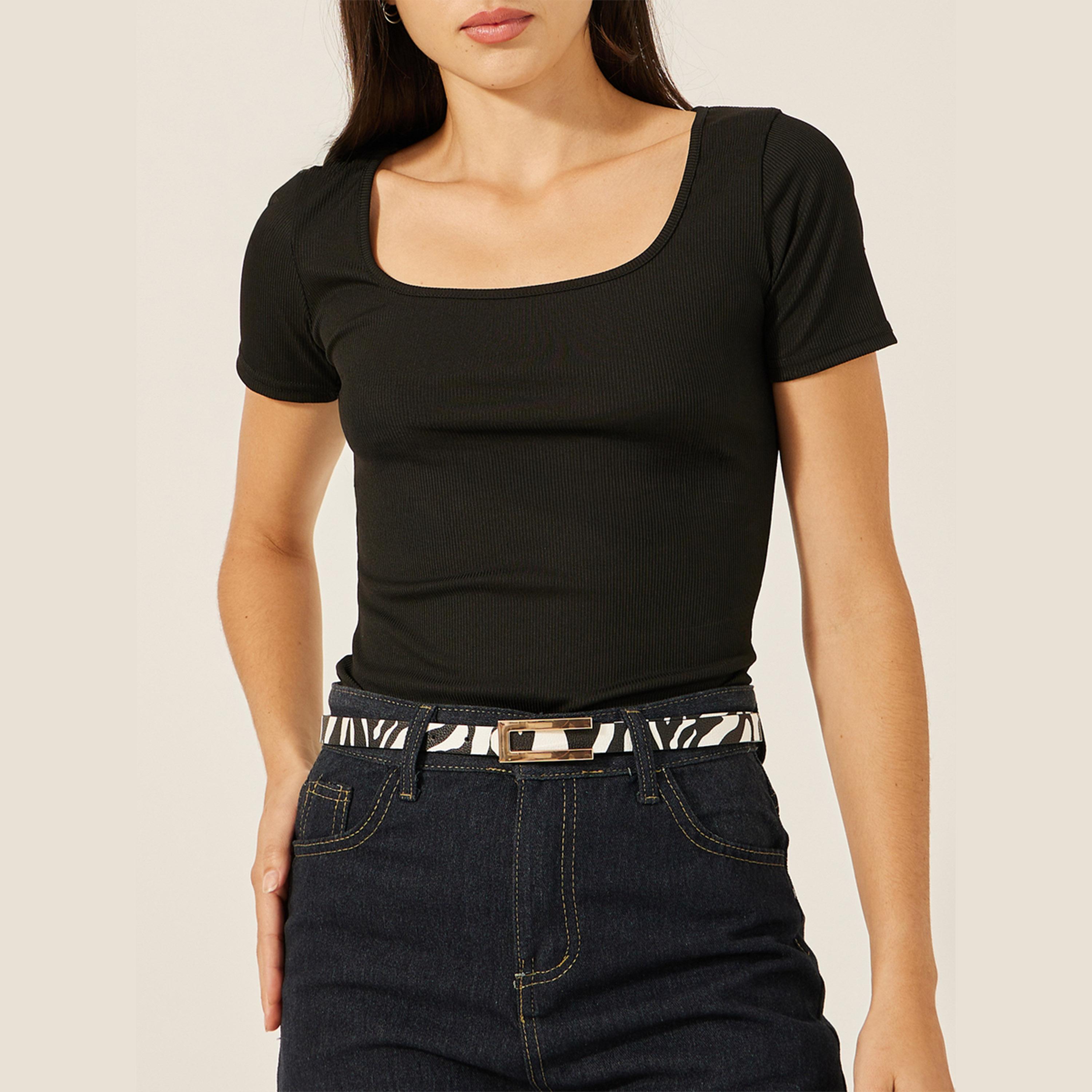 Styli Zebra Print Belt-women-clothingaccessories-belts-image-2