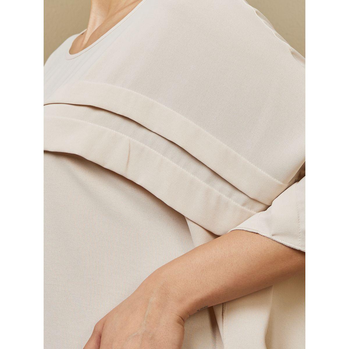 قفطان بتفاصيل بارزة الملمس مزين بكسرات-women-arabicclothing-kaftan-image-5