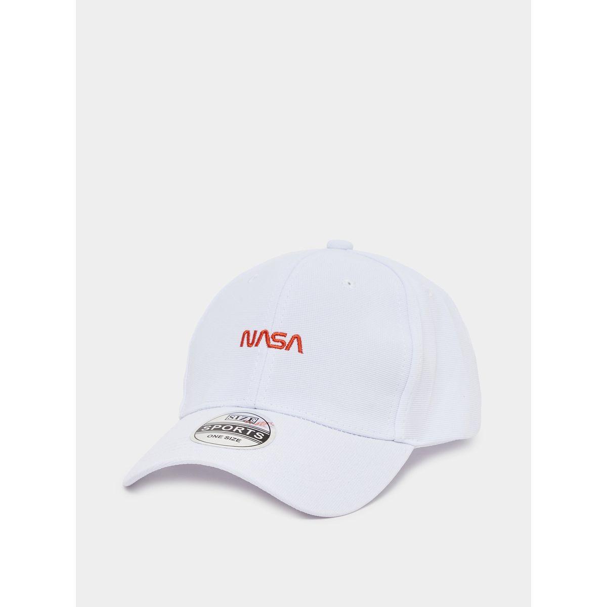 كاب بيسبول بتفاصيل مُطرّزة ومقدمة منحنية-men-caps-image-1