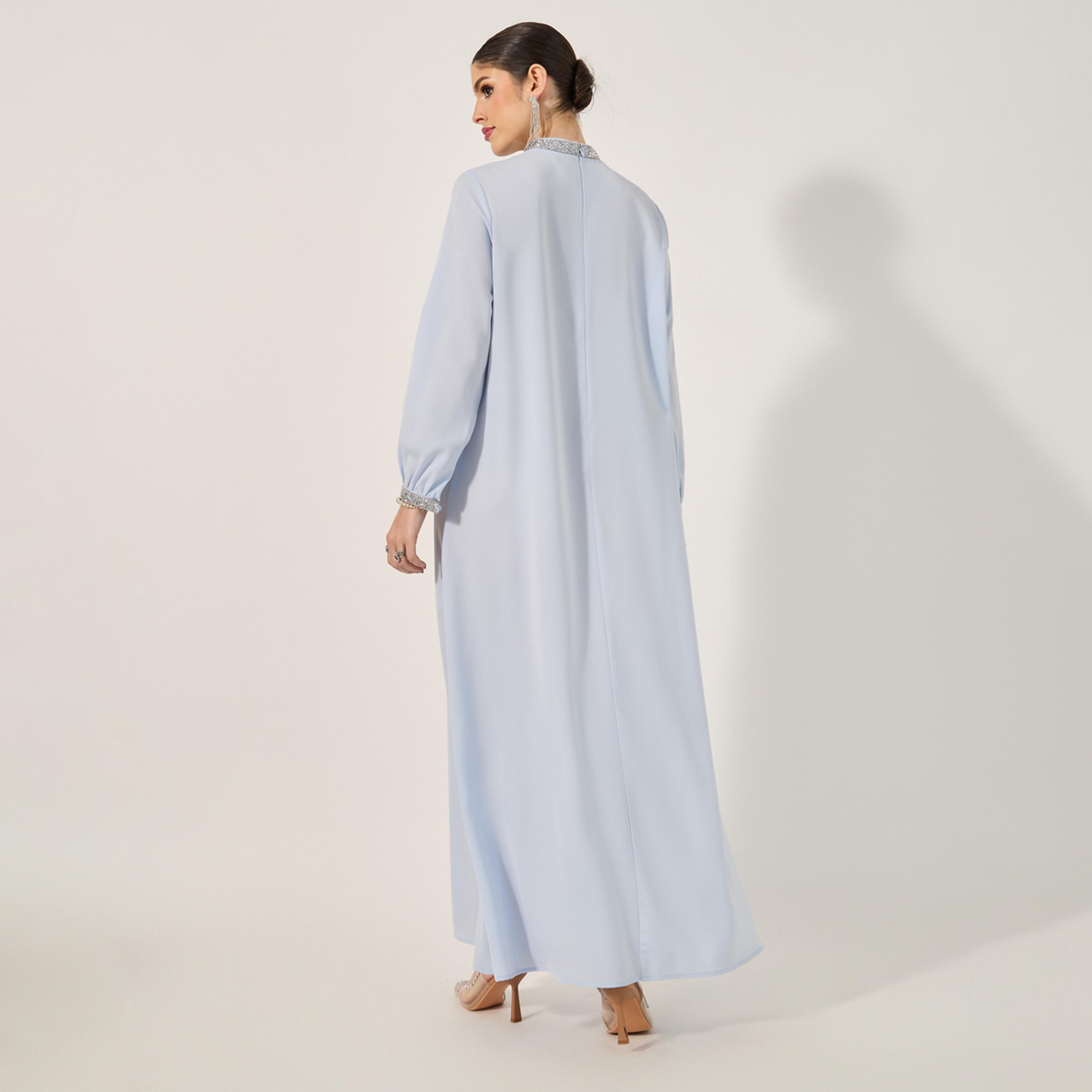 أميرة x ستايلي جلابية بتفاصيل مُنمقة وأكمام مُكبلة-women-arabicclothing-jalabiyas-image-5