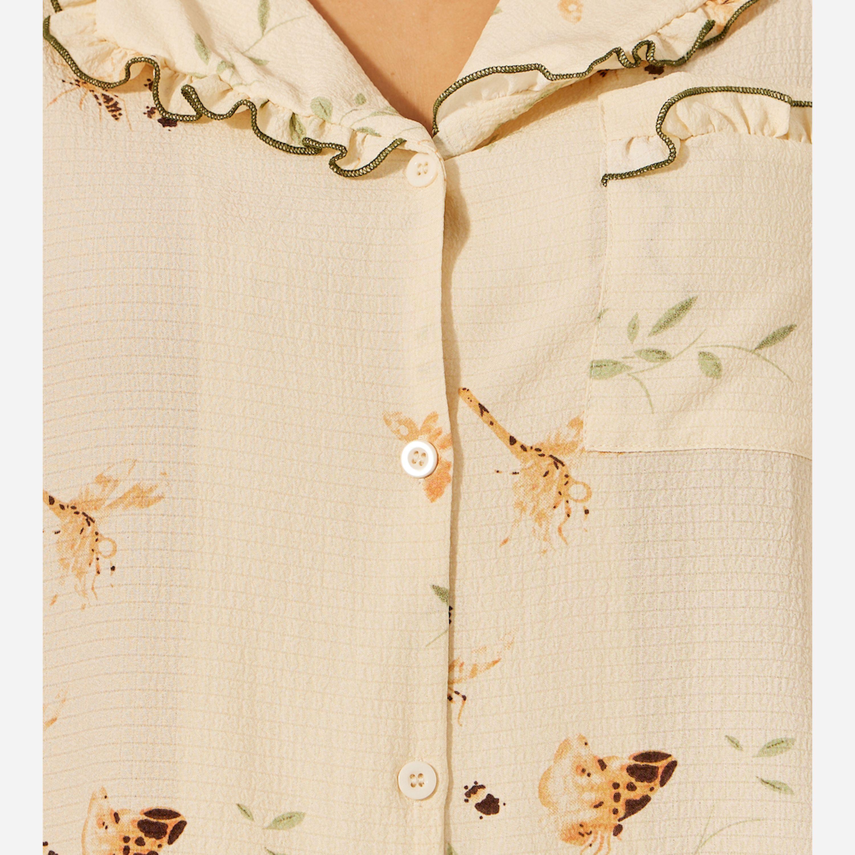 Styli Unwind Floral Print Button Up Pyjama Set With Scallop Edge Collar And Pocket-women-clothing-nightwear-pyjamas-longsets-image-3