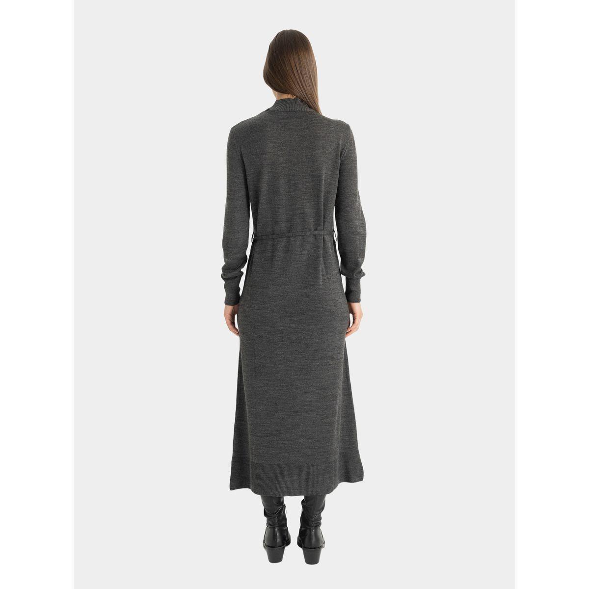 فستان ماكسي محبوك بفتحة رقبة عالية بمقاس منتظم-women-clothing-dresses-image-4