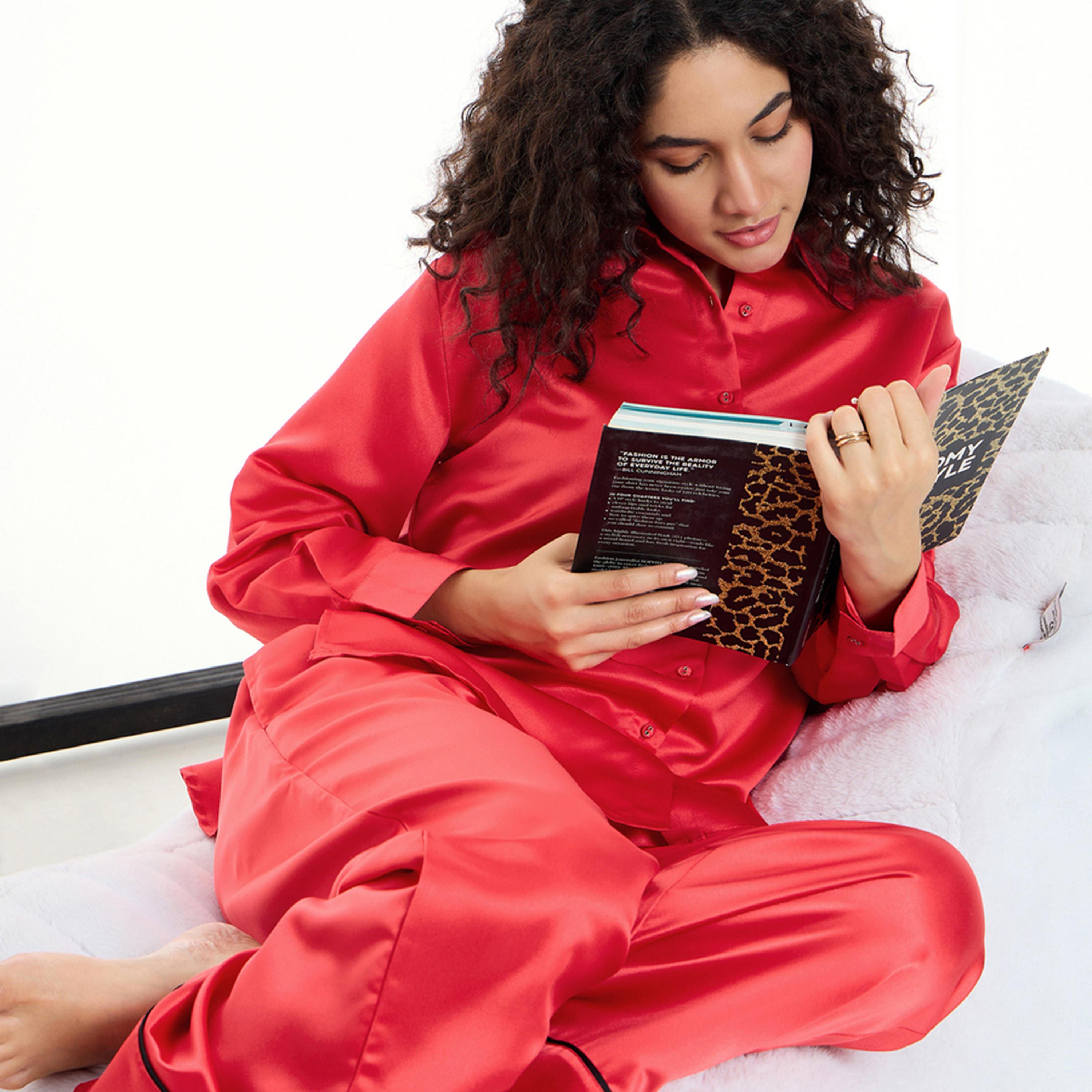 Sassafras X Styli Satin Lounge Shirt And Pants Set-women-clothing-nightwear-pyjamas-longsets-image-3