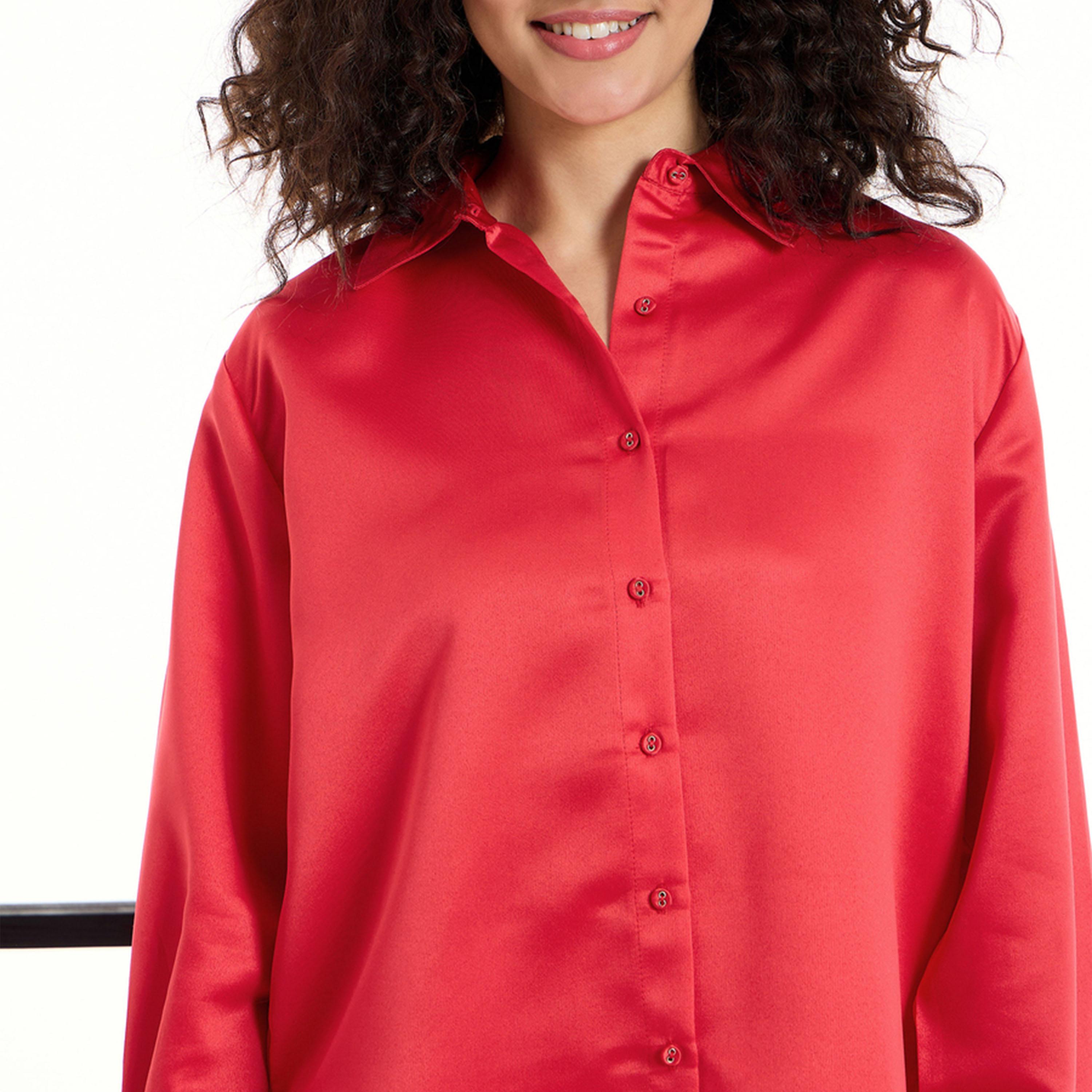 Sassafras X Styli Satin Lounge Shirt And Pants Set-women-clothing-nightwear-pyjamas-longsets-image-4