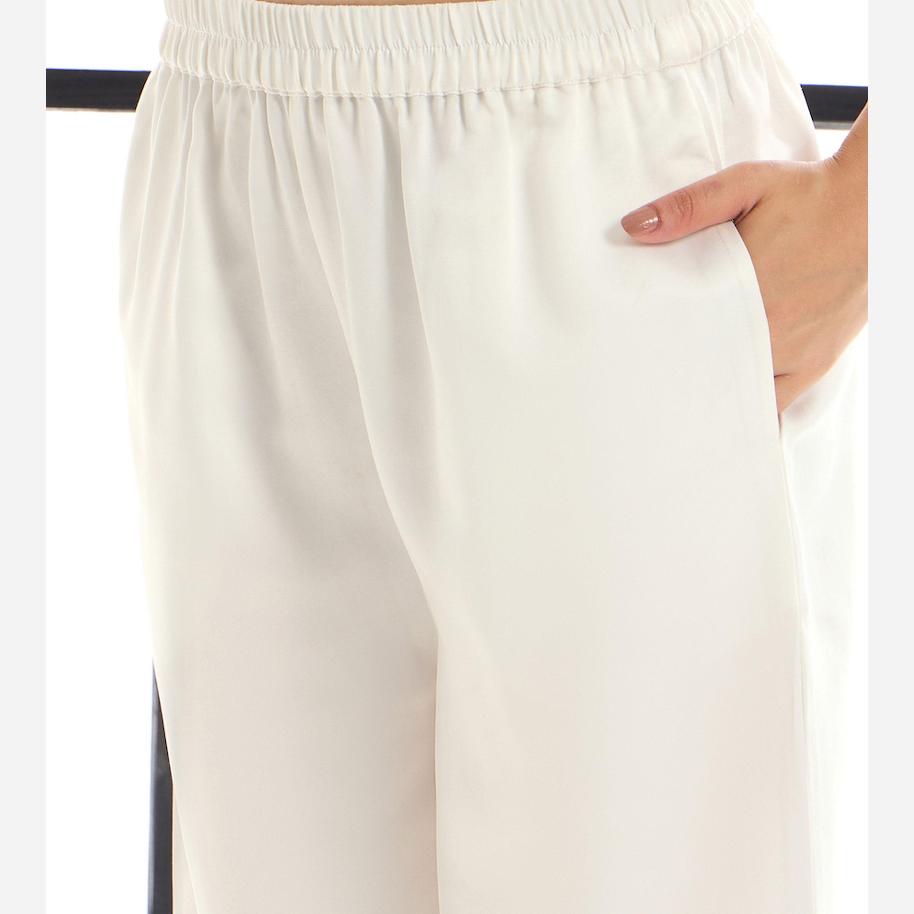 ساسافراس × ستايلي - مجموعة من 3 قطع - بلوزة مع بنطال وسترة قصيرة من الساتان-women-clothing-nightwear-pyjamas-longsets-image-5