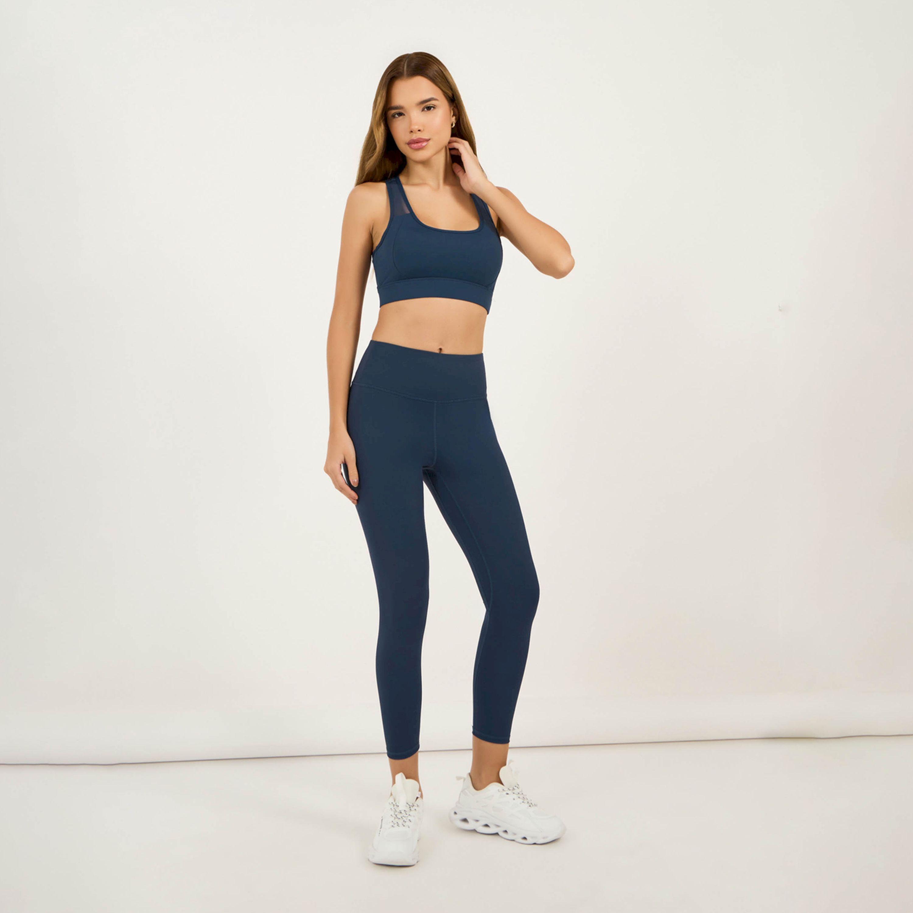 Styli Active Shoulder Strap & Back Mesh Insert Medium Support Sports Bra-women-clothing-sportswearandactivewear-sportsbras-image-2