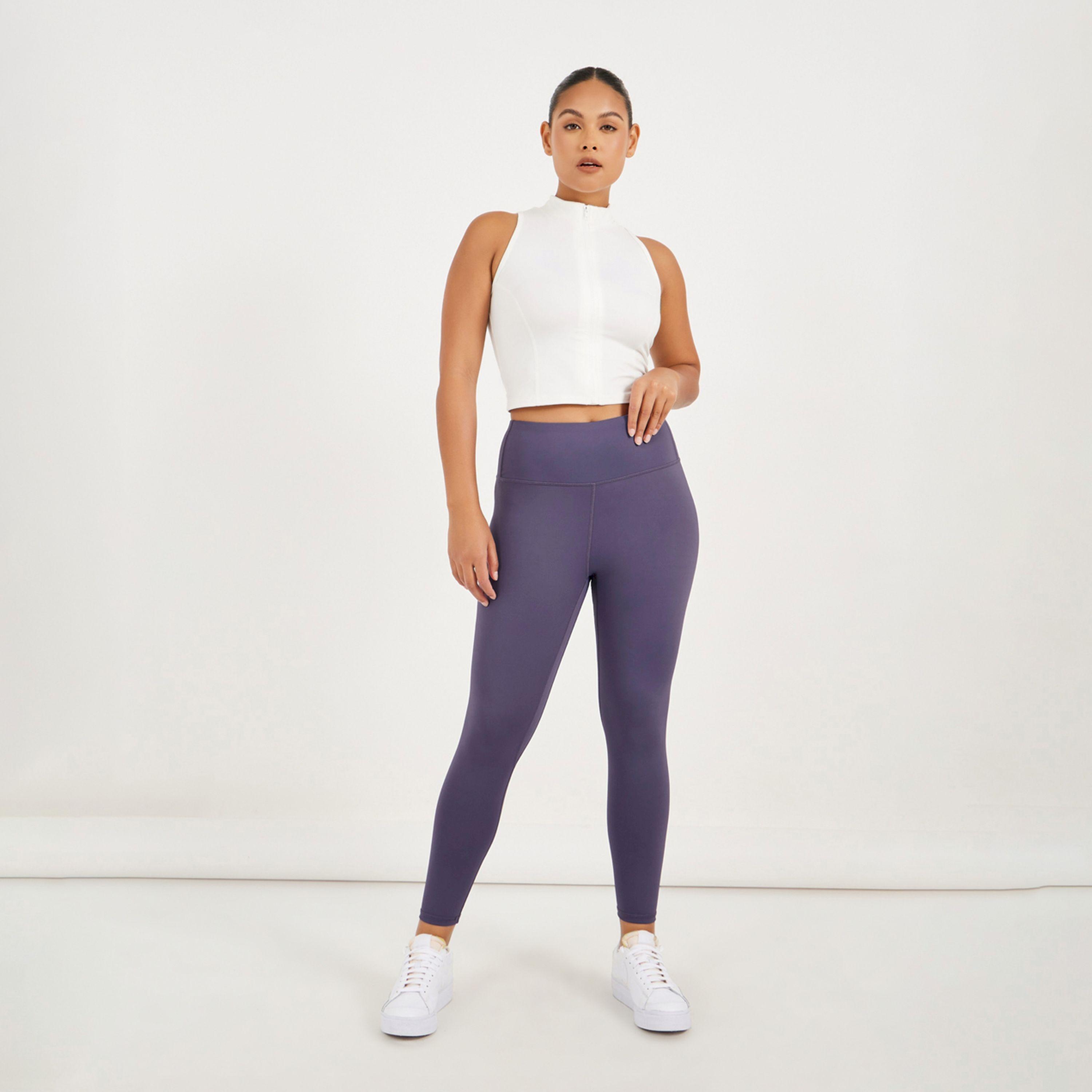 Styli Active Broad Waistband 7/8 Leggings-women-clothing-sportswearandactivewear-bottoms-joggersandtrackpants-image-1