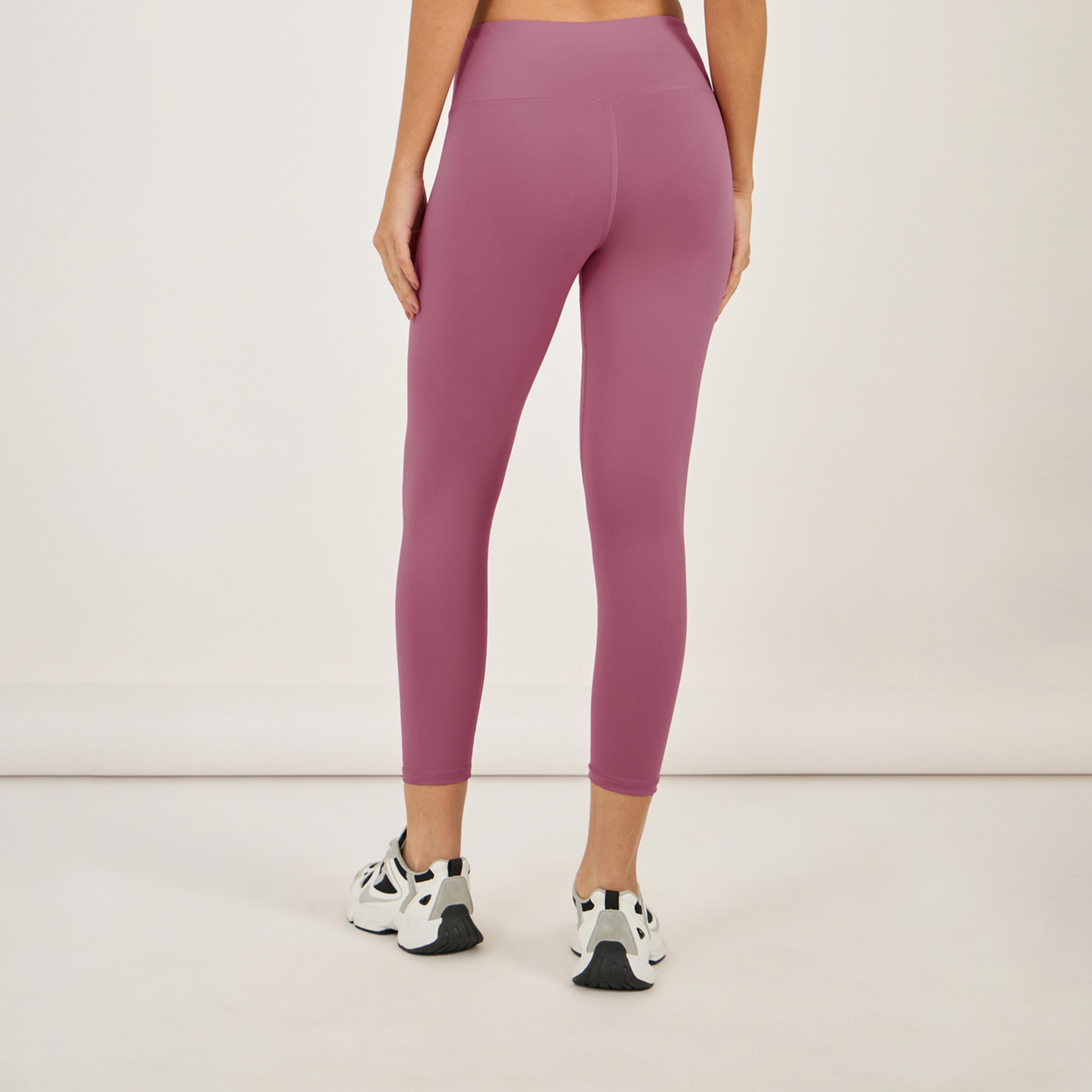ستايلي - ليقنز رياضي بحزام خصر عريض 7/8-women-clothing-sportswearandactivewear-bottoms-joggersandtrackpants-image-4