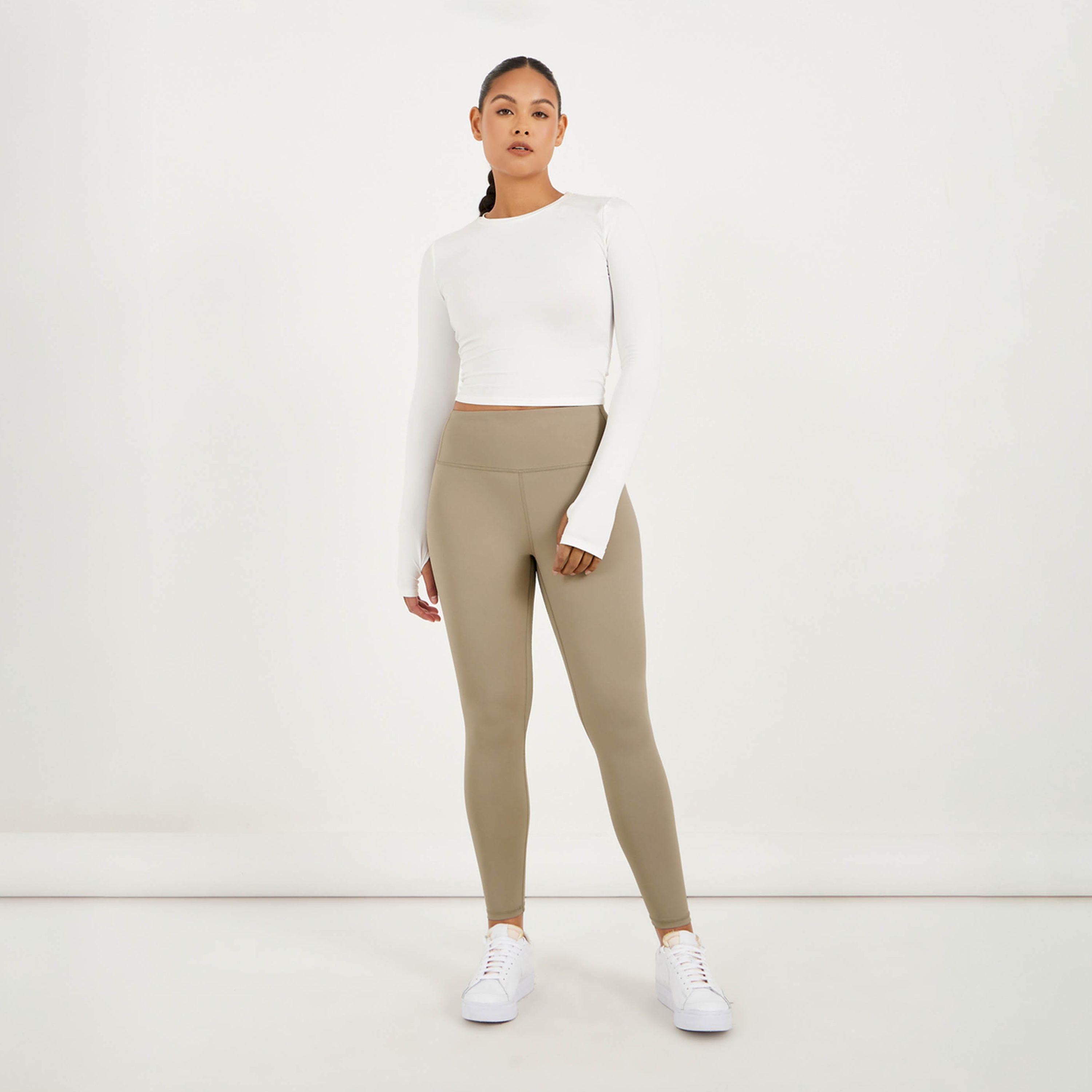 ستايلي - ليقنز رياضي بحزام خصر عريض 7/8-women-clothing-sportswearandactivewear-bottoms-image-2