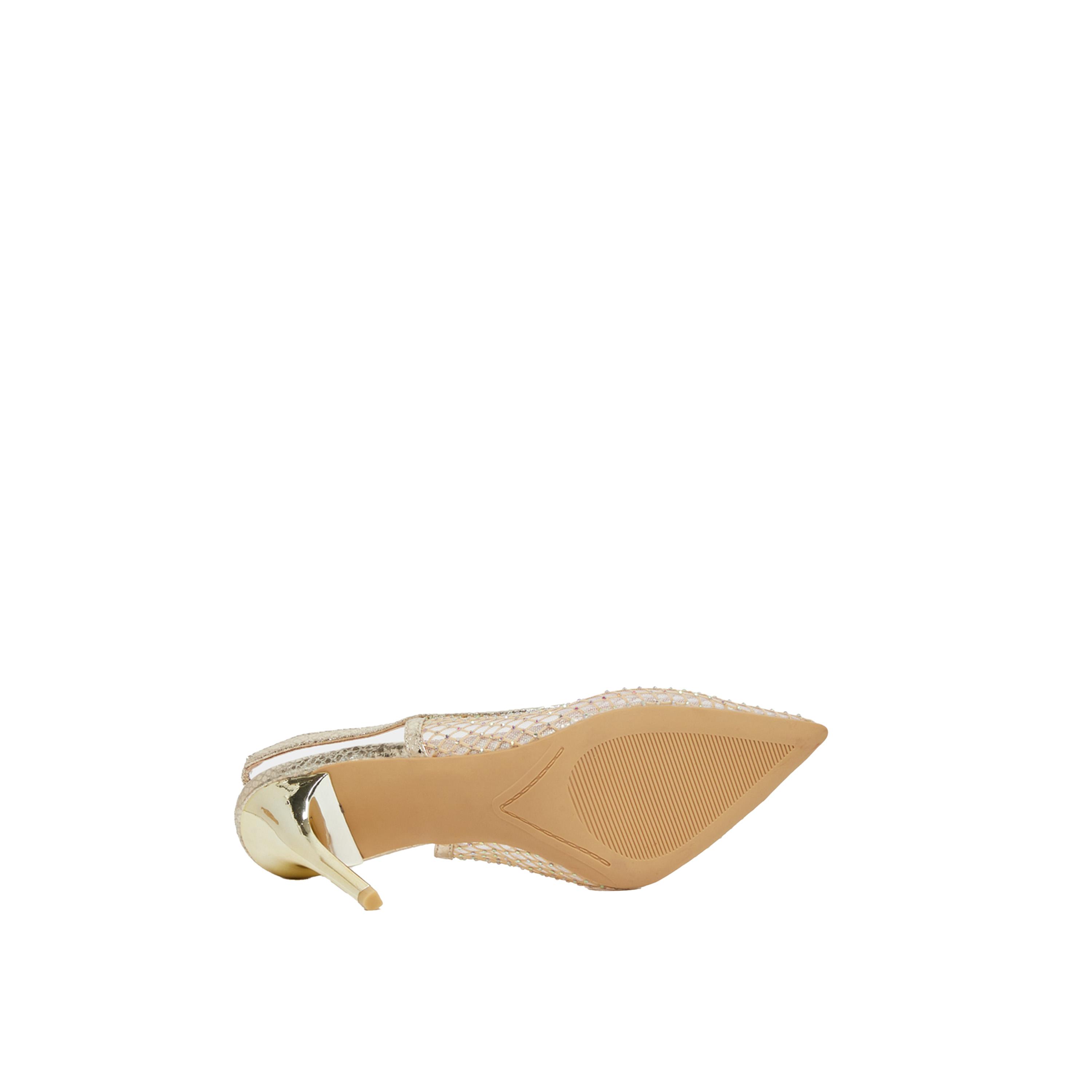 Styli Pointed Toe Mesh Slingback Shoes-women-shoes-heels-image-6