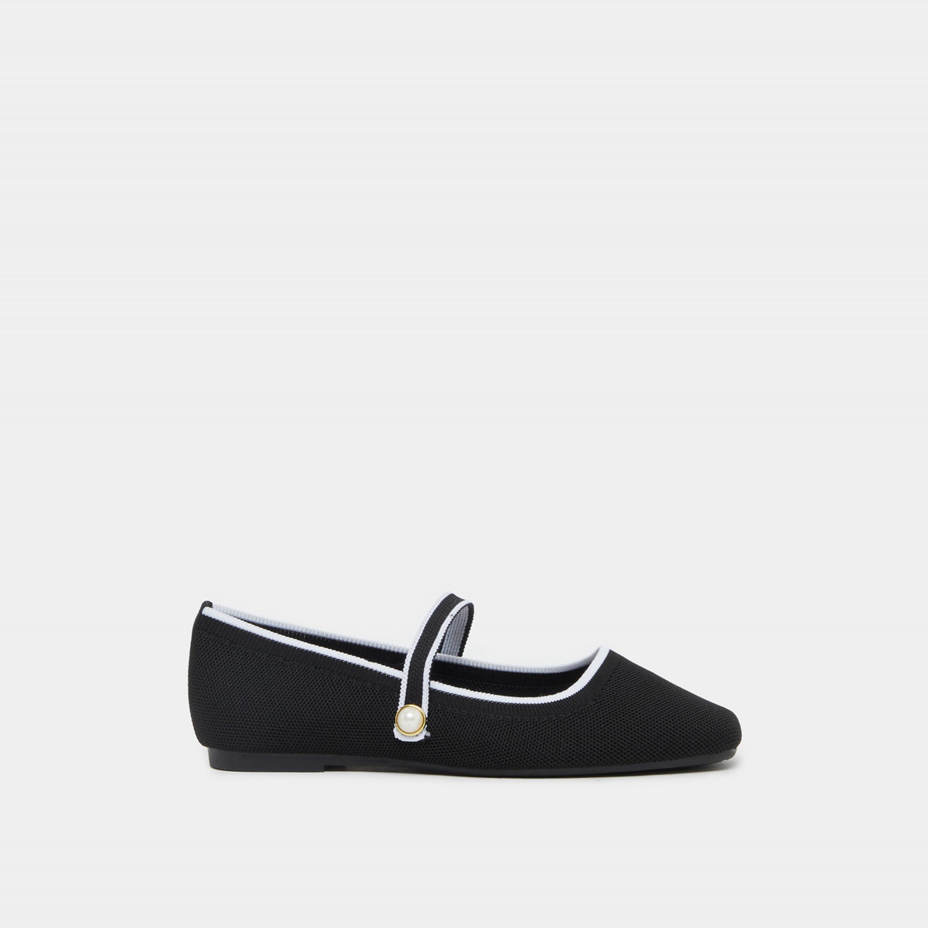 Styli Square Toe Slip-On Flat Ballerinas Shoes-women-shoes-loafersandmoccasins-image-2