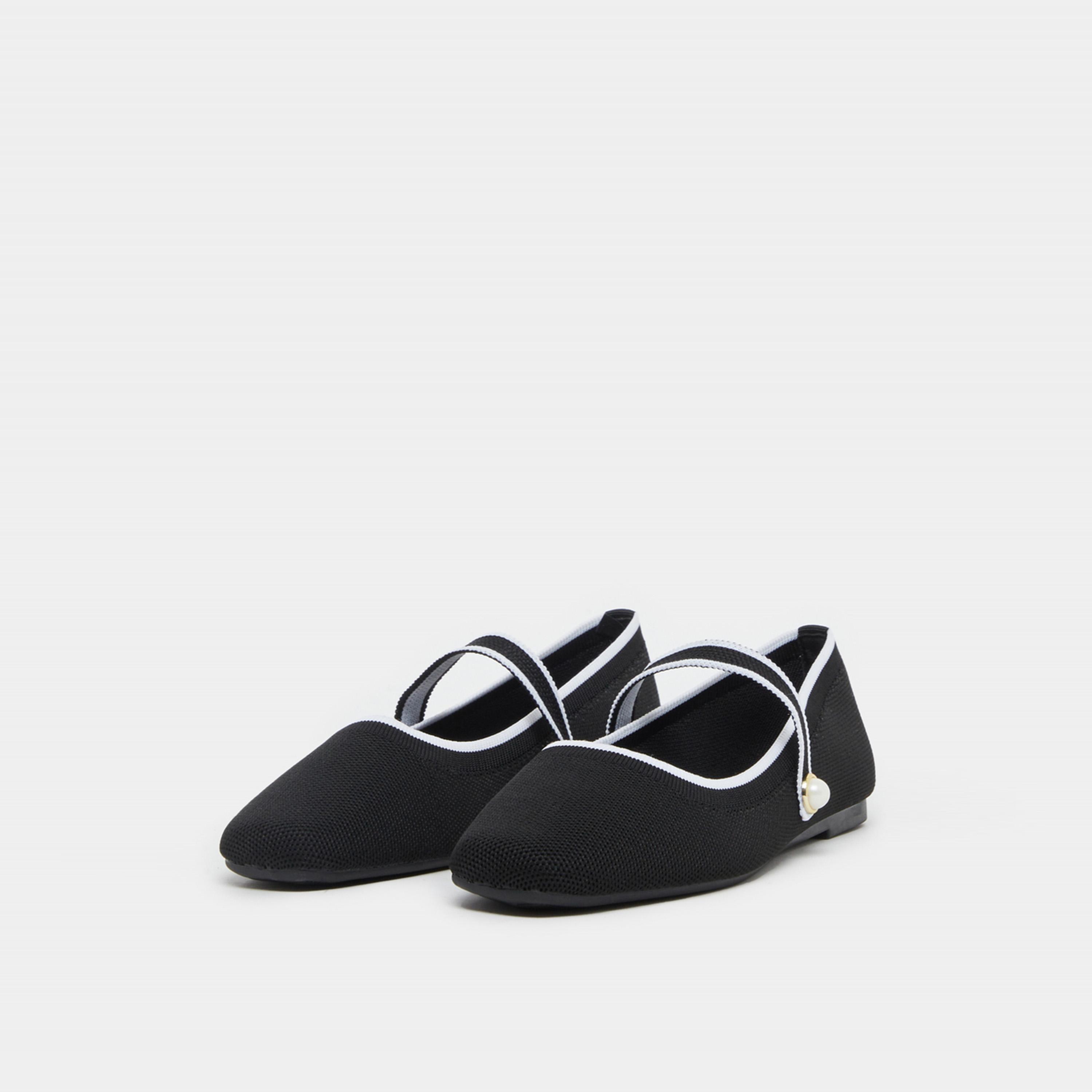 Styli Square Toe Slip-On Flat Ballerinas Shoes-women-shoes-loafersandmoccasins-image-3