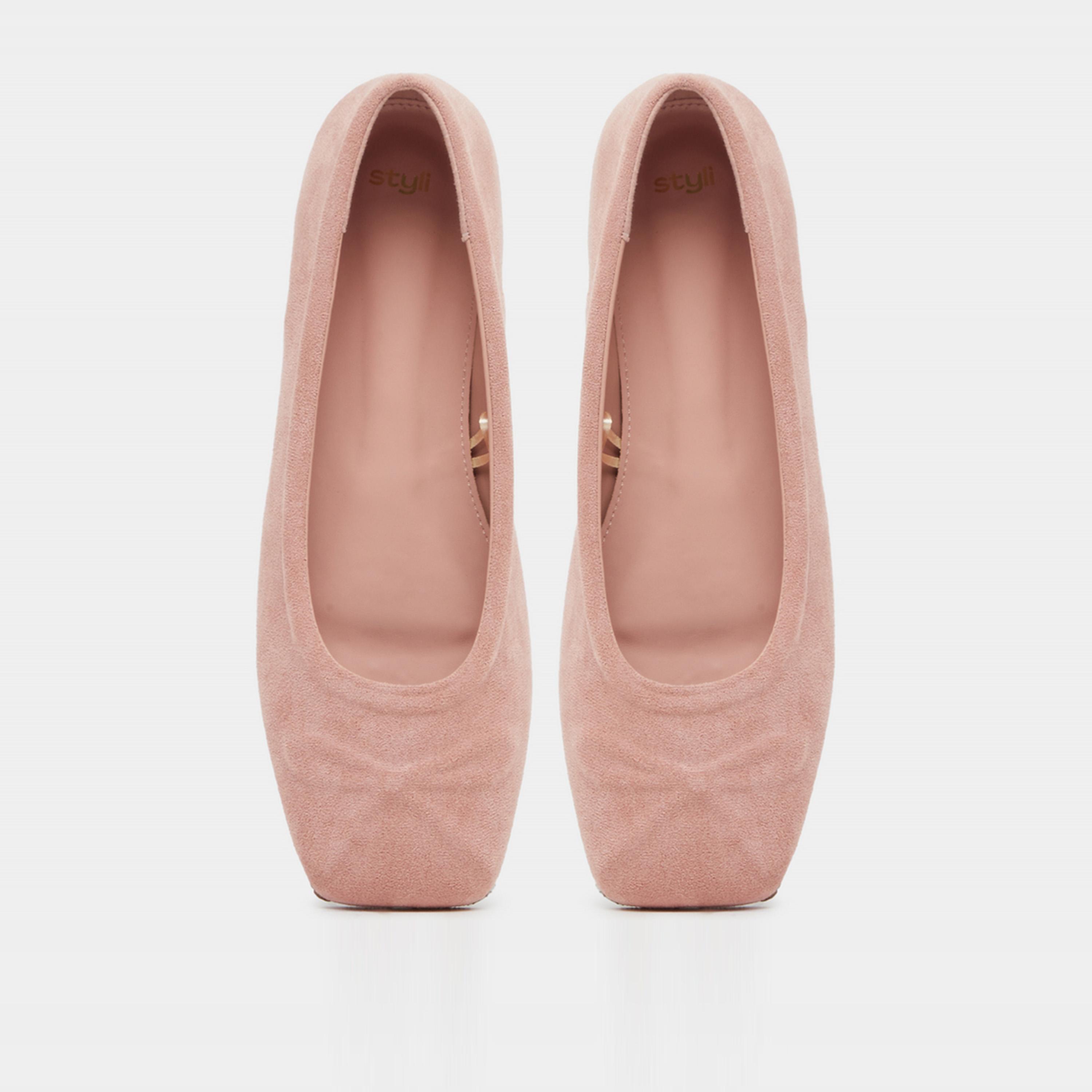Styli Square Toe Slip-On Flat Ballerinas Shoes-women-shoes-loafersandmoccasins-image-4