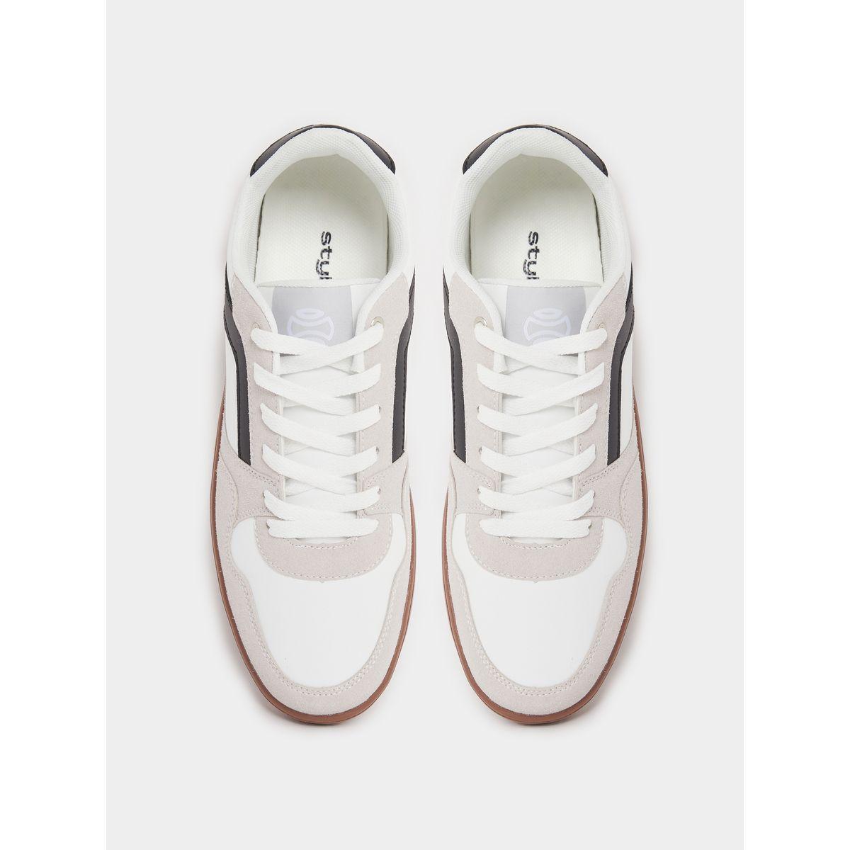حذاء سنيكرز بنمط كتل الالوان مع رباط-men-shoes-sneakers-image-5