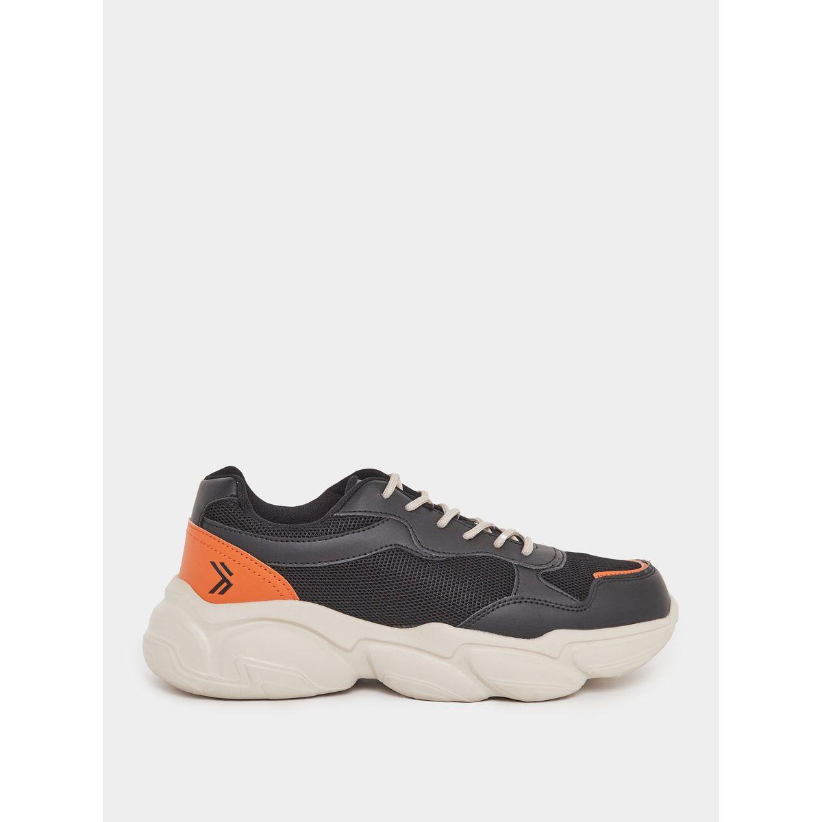 Styli Color Block Chunky Sole Lace Up Sneakers-men-shoes-sneakers-image-1