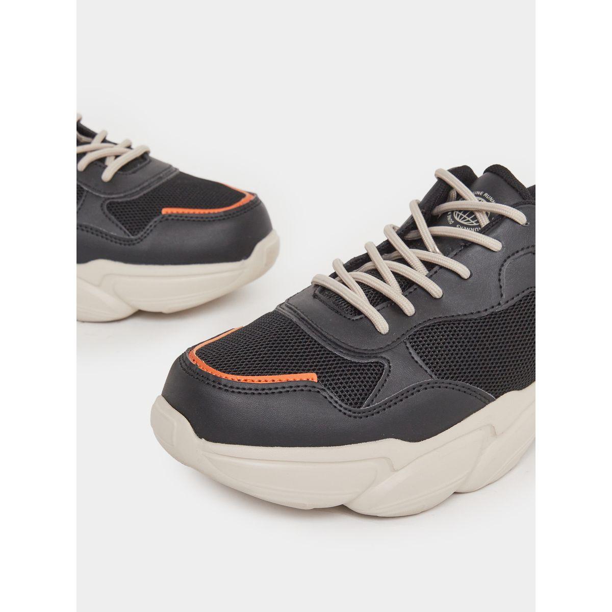Styli Color Block Chunky Sole Lace Up Sneakers-men-shoes-sneakers-image-3