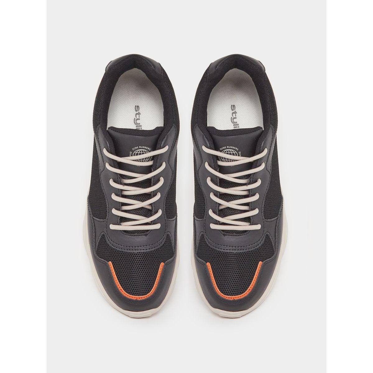 Styli Color Block Chunky Sole Lace Up Sneakers-men-shoes-sneakers-image-5
