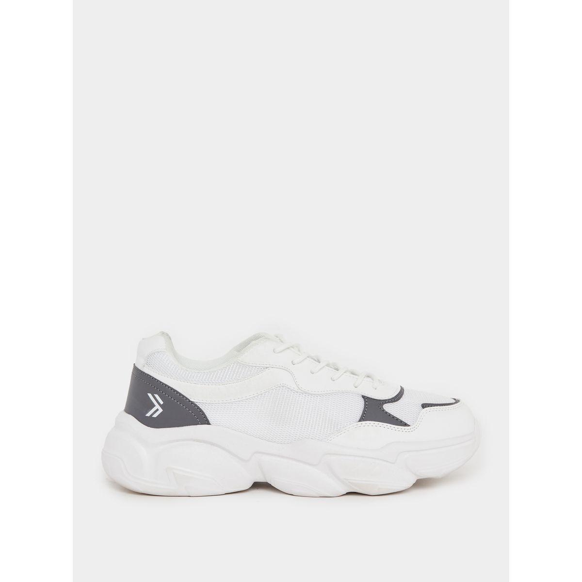 Styli Color Block Chunky Sole Lace Up Sneakers-men-shoes-sneakers-image-1