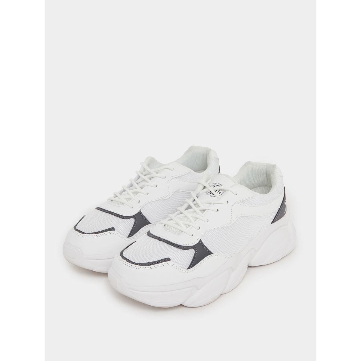Styli Color Block Chunky Sole Lace Up Sneakers-men-shoes-sneakers-image-2