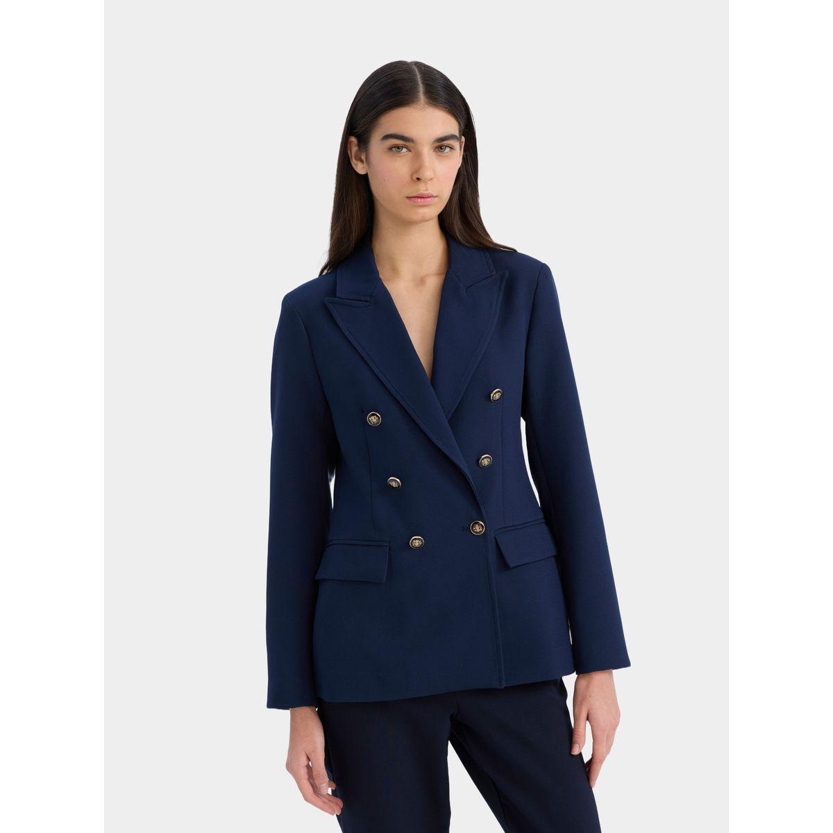 DeFacto Oversized Double Breasted Notch Lapel Neck Blazer-women-clothing-coatsandjackets-blazers-image-5