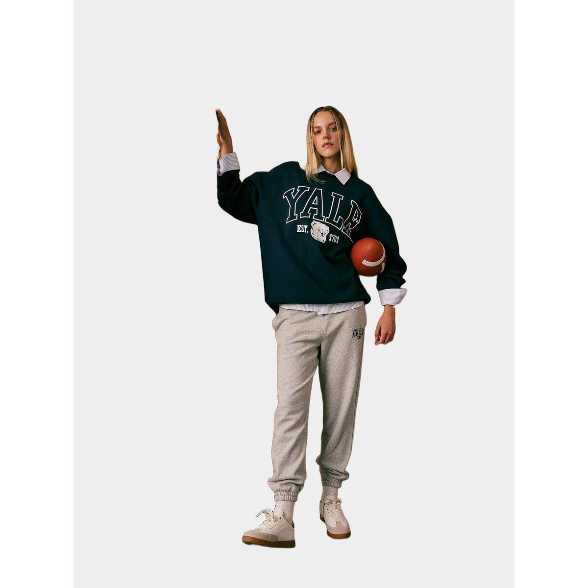 DeFacto X Styli  Slogan Print Elasticated Cuff Jogger Sweatpants-women-clothing-bottoms-joggers-image-3