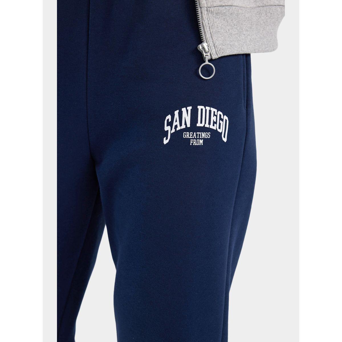 DeFacto X Styli  Slogan Print Elasticated Cuff Joggers with Pockets-women-clothing-bottoms-joggers-image-6