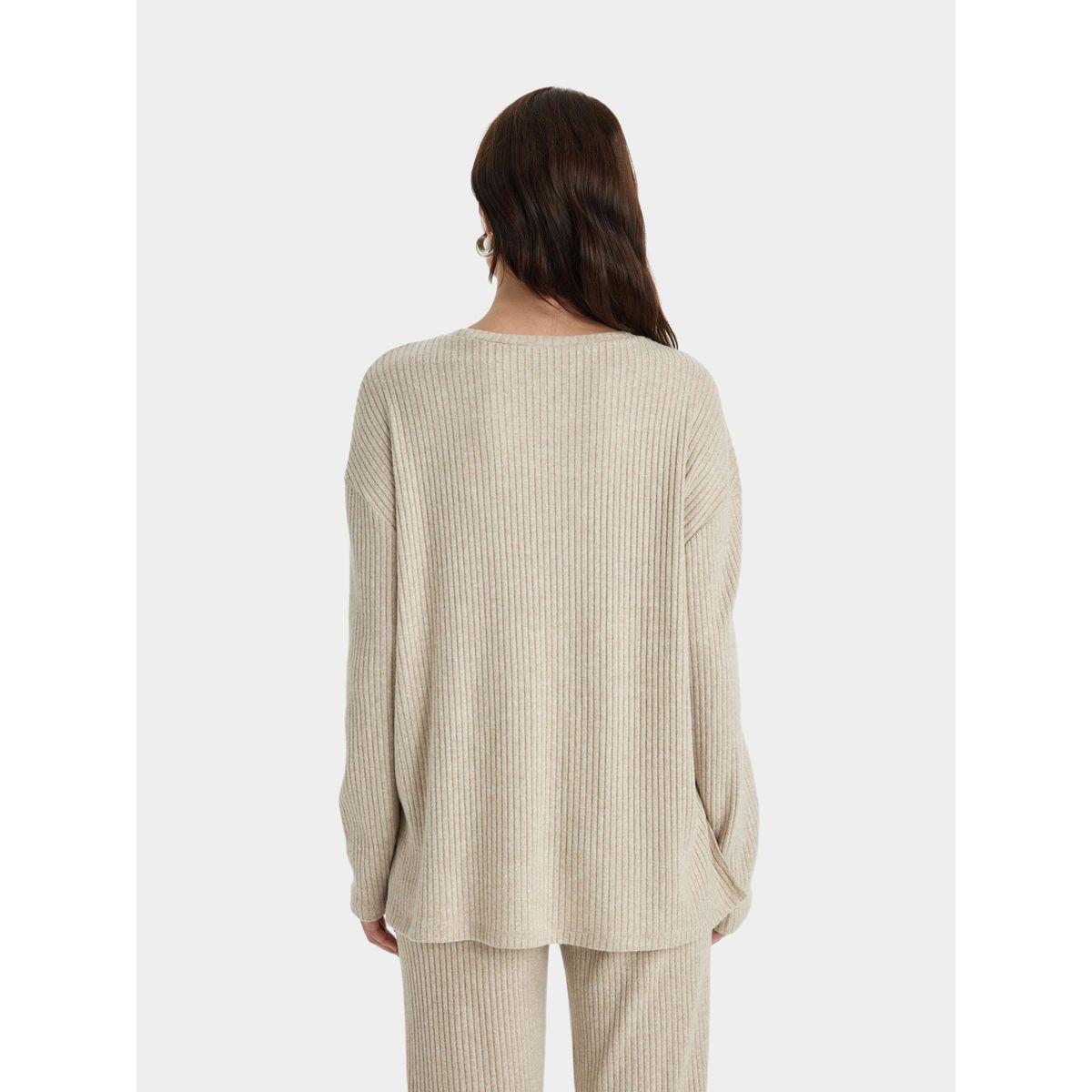 DeFacto X Styli  Relax Fit Crew Neck Long Sleeve T-Shirt-women-clothing-tshirts-image-6