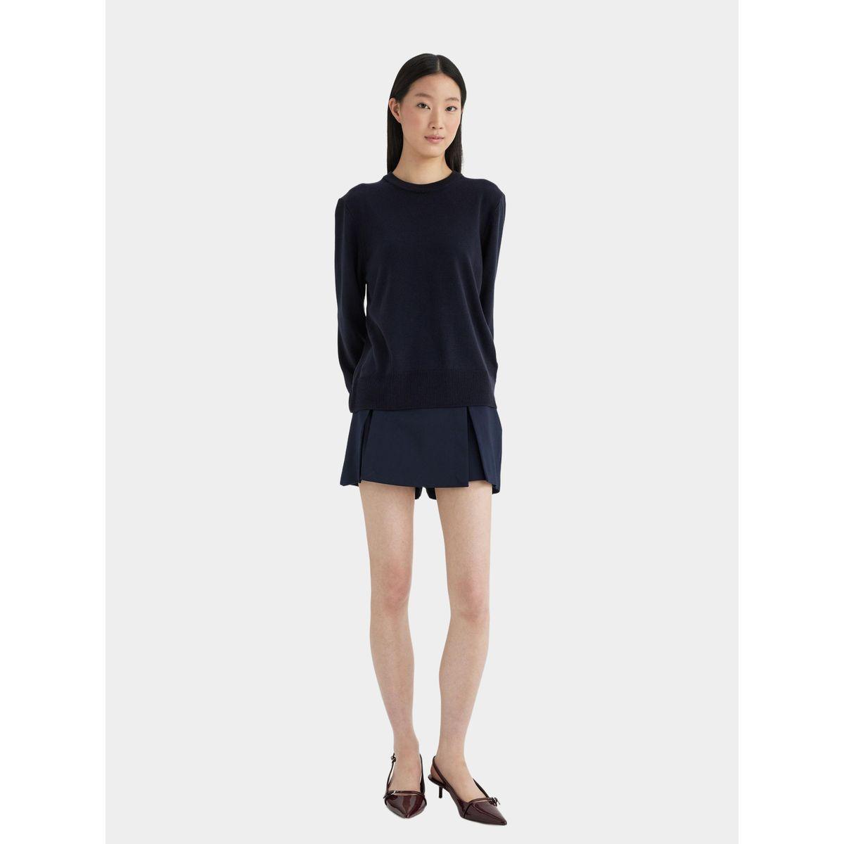 DeFacto X Styli  Plain Crew Neck Regular Fit Knit Sweater-women-winterwear-cardigansandjumpers-cardigans-image-3