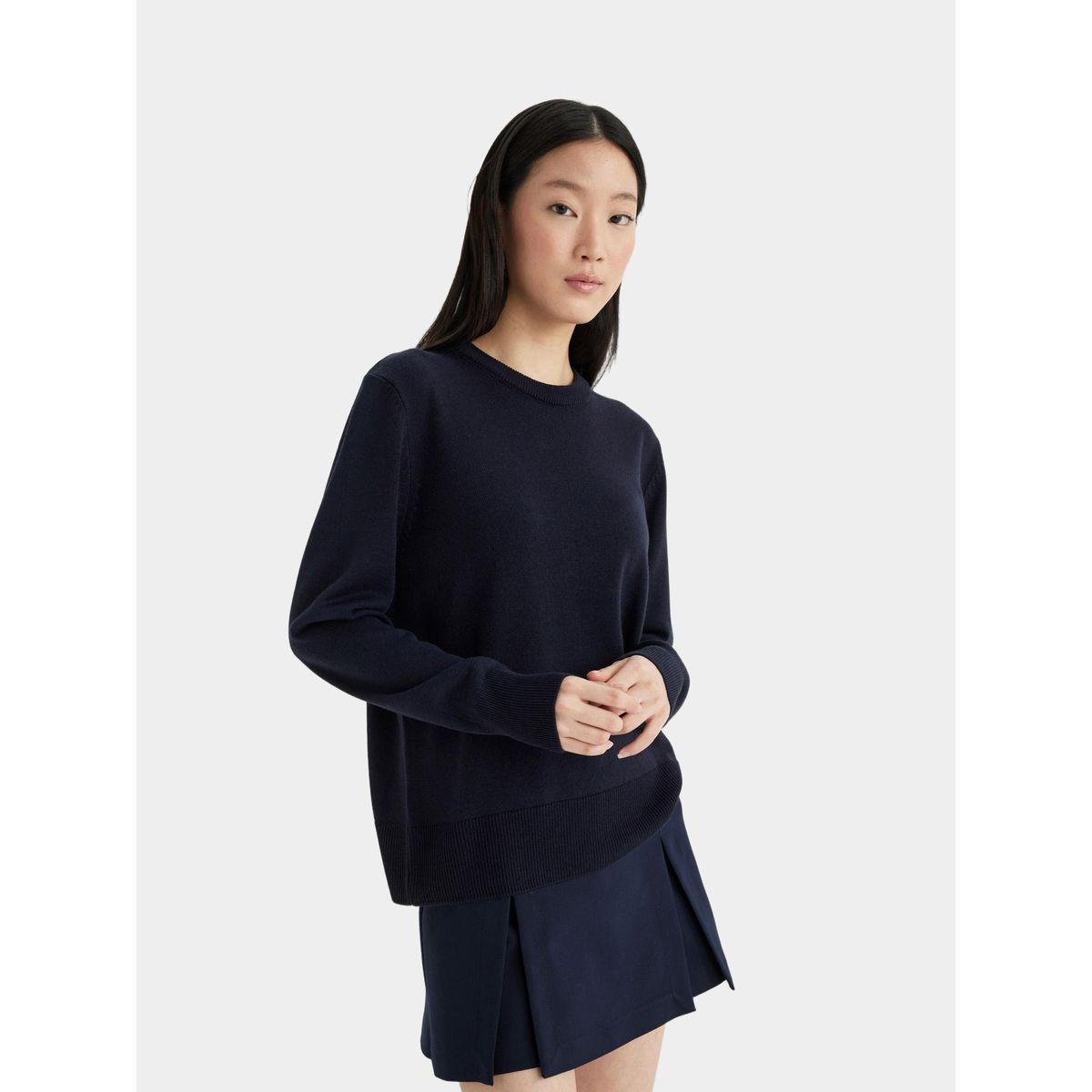 DeFacto X Styli  Plain Crew Neck Regular Fit Knit Sweater-women-winterwear-cardigansandjumpers-cardigans-image-5