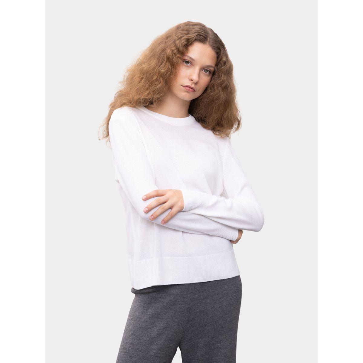 DeFacto X Styli  Plain Crew Neck Regular Fit Knit Sweater-women-winterwear-cardigansandjumpers-cardigans-image-5