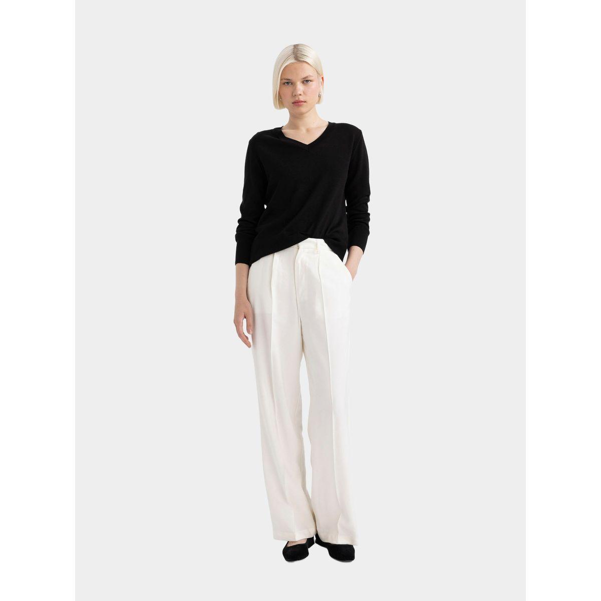 سويتر سادة بقصة مريحة ديفاكتو × ستايلي-women-winterwear-cardigansandjumpers-cardigans-image-6