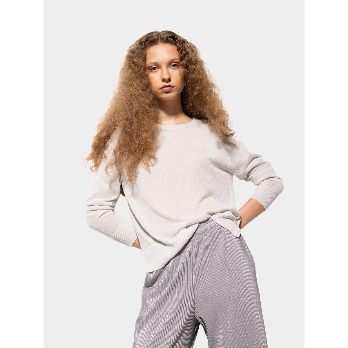 سويتر بأكمام وقصة مريحة مزين بجليتر ديفاكتو × ستايلي-women-winterwear-cardigansandjumpers-cardigans-image-6