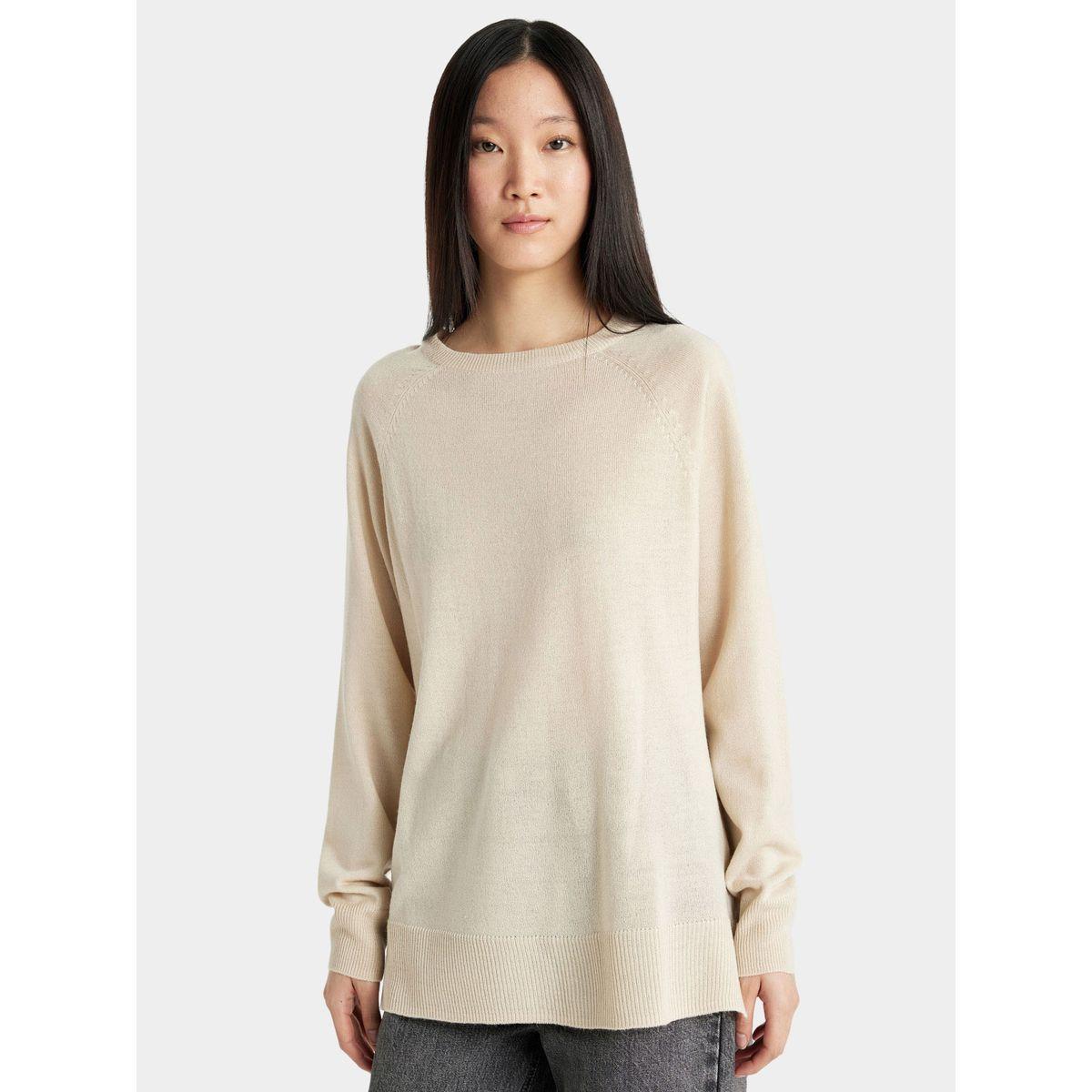 DeFacto X Styli  Solid Raglan Sleeve Regular Fit Sweater-women-winterwear-cardigansandjumpers-cardigans-image-1