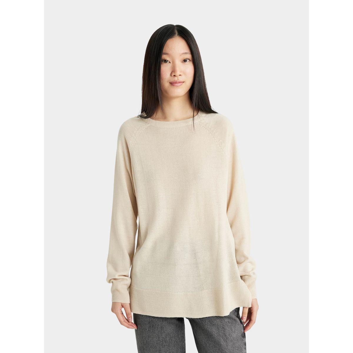 DeFacto X Styli  Solid Raglan Sleeve Regular Fit Sweater-women-winterwear-cardigansandjumpers-cardigans-image-6