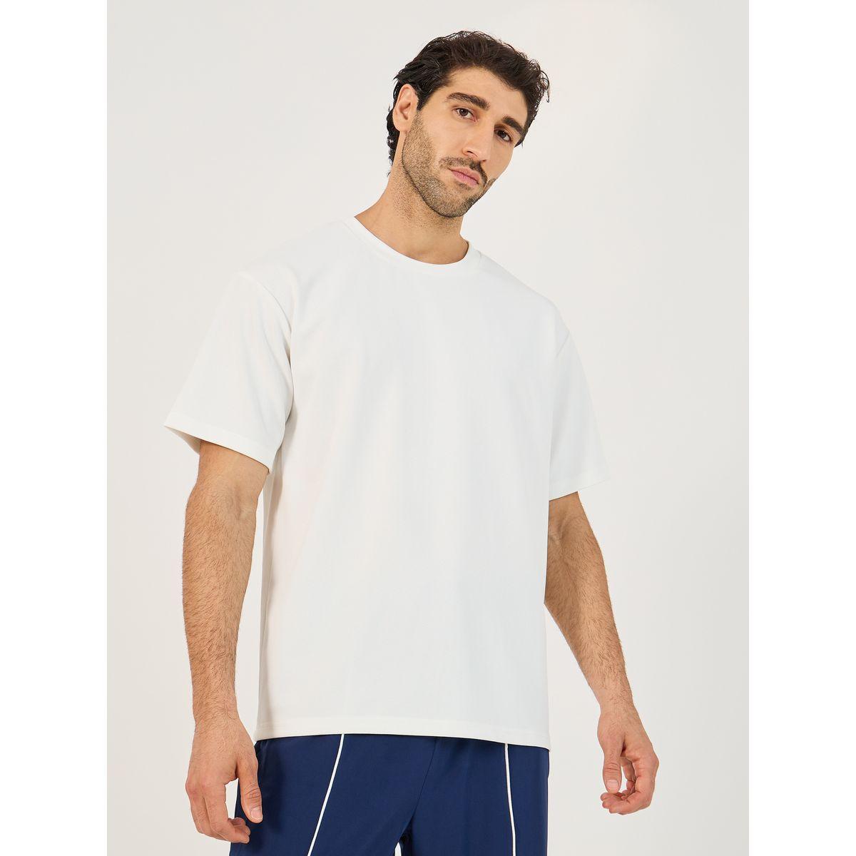 تيشيرت رياضي فضفاض بتفاصيل بارزة الملمس-men-clothing-sportswearandactivewear-tshirtsandpolos-image-1