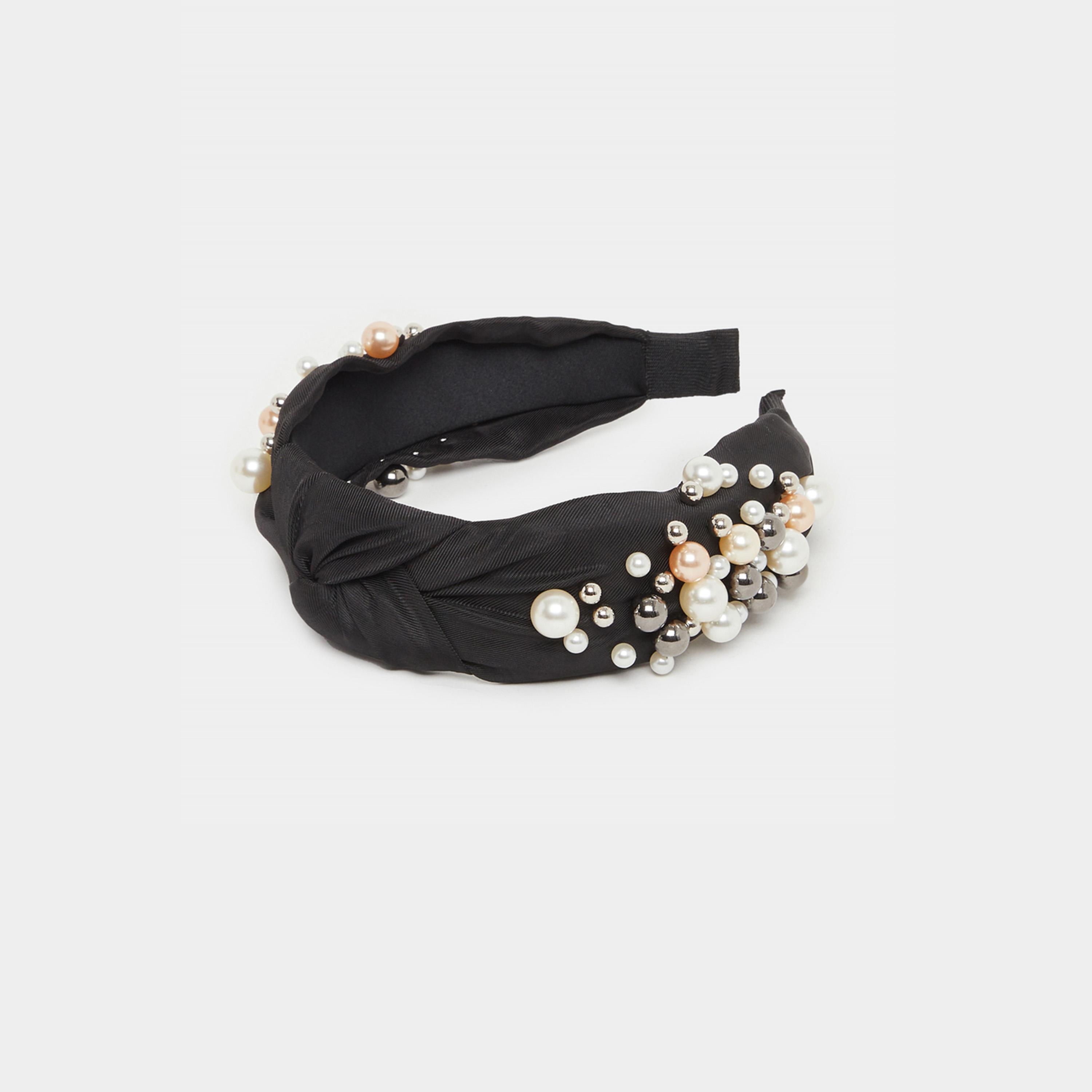 Styli Faux Pearl Design Headband-women-hairaccessories-image-1