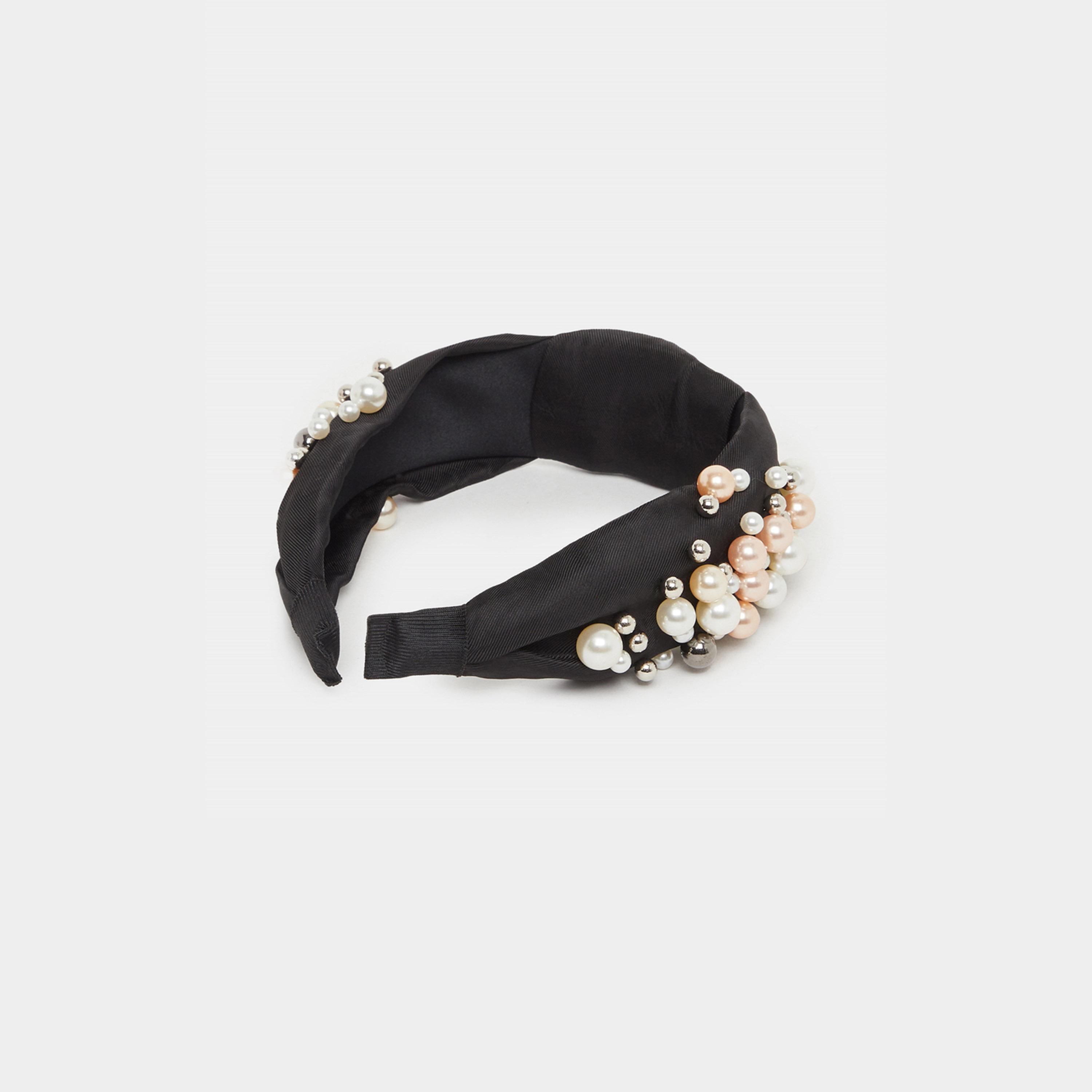 Styli Faux Pearl Design Headband-women-hairaccessories-image-2