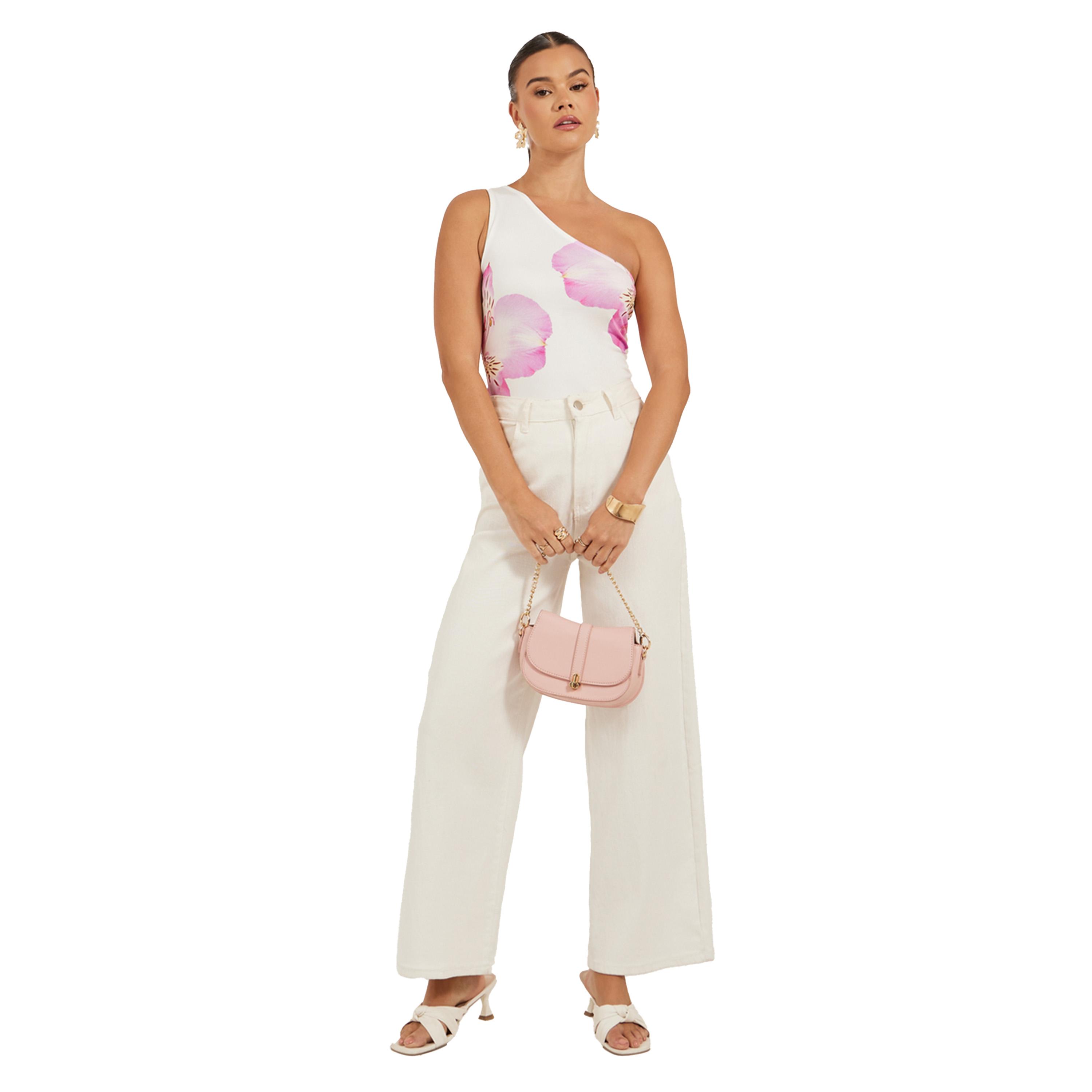 Styli One Shoulder Floral Print Fitted Tank-women-clothing-tshirts-image-2