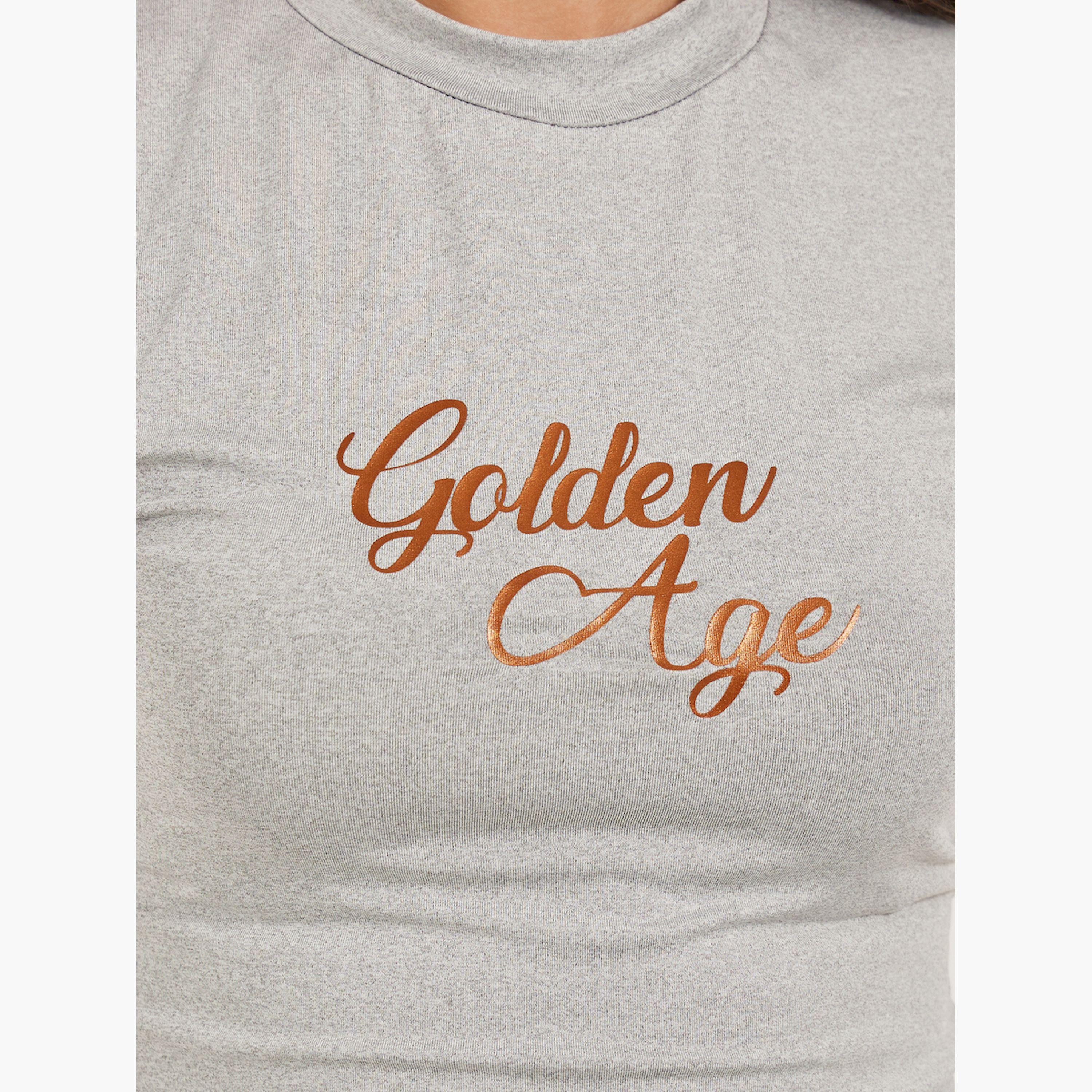 Styli Slogan Print High Neck Fitted T-Shirt-women-clothing-tshirts-image-4