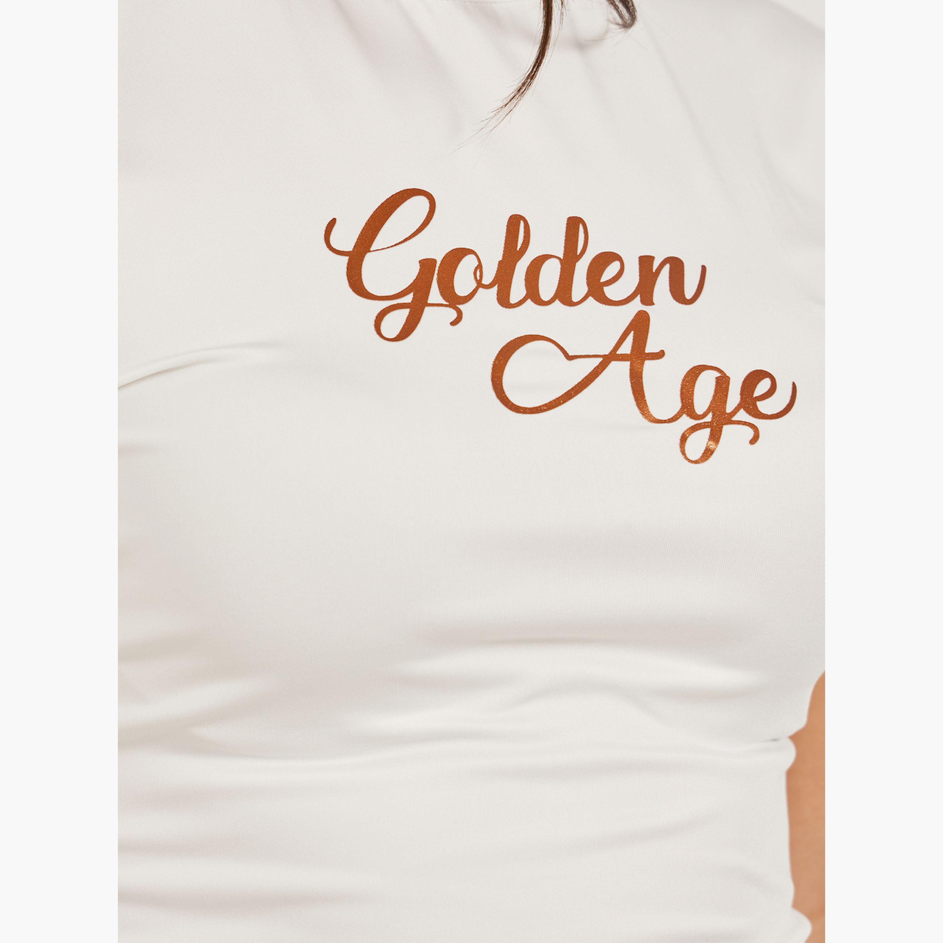ستايلي - تي شيرت بطباعة شعار بدون أكمام-women-clothing-tshirts-image-3