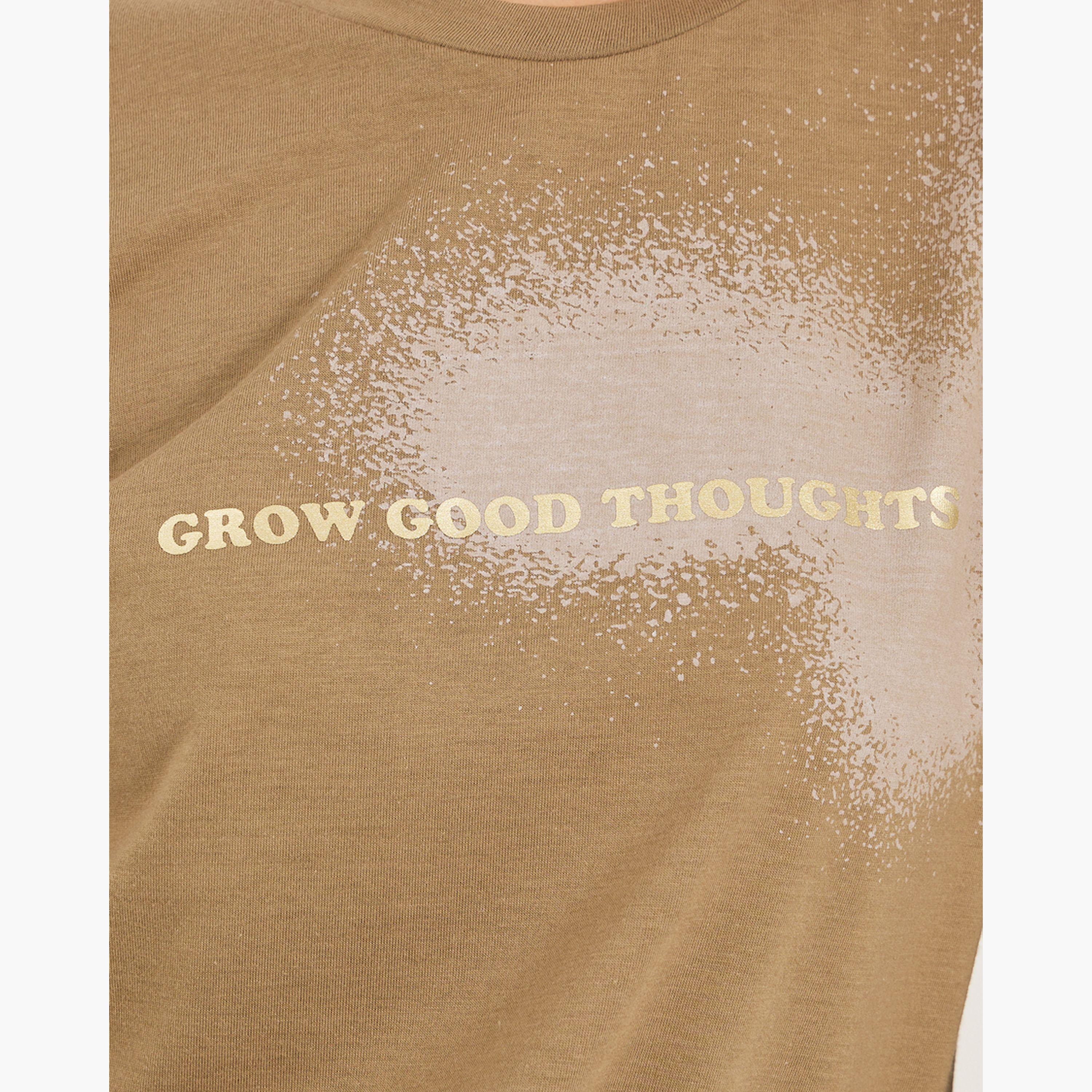 Styli Oversized Graphic Print T-Shirt with Dropped Shoulders-women-clothing-tshirts-image-3