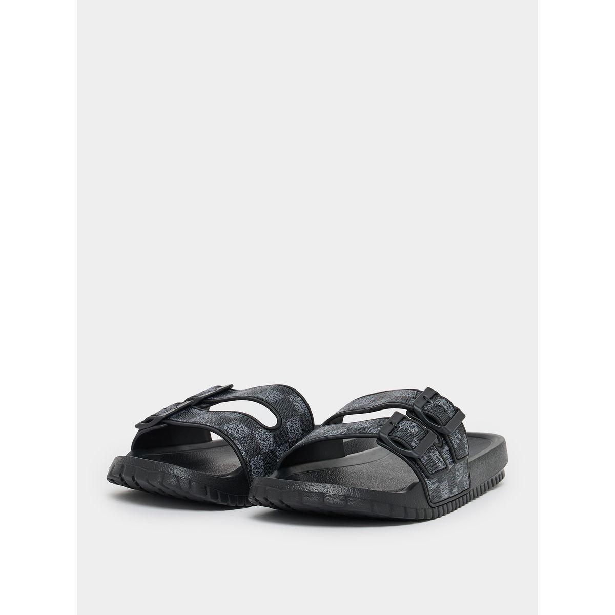 صندل بسيور مزدوجة مع إبزيم-men-shoes-sandals-image-2