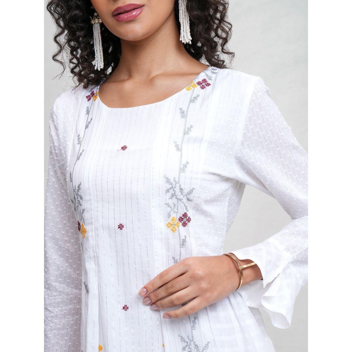 فستان ميدي بتفاصيل مُطرزة بخيوط دوبي فيشود × ستايلي-women-clothing-dresses-image-5