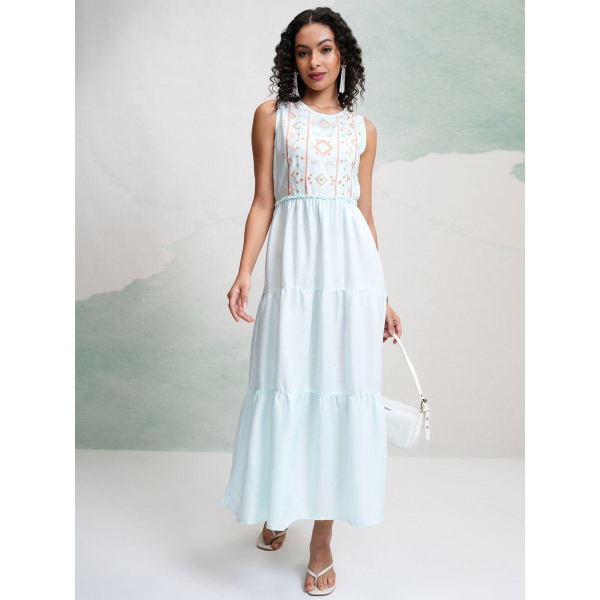 Vishudh X Styli  Embroidered Panel Tiered Maxi Dress-women-clothing-dresses-image-2