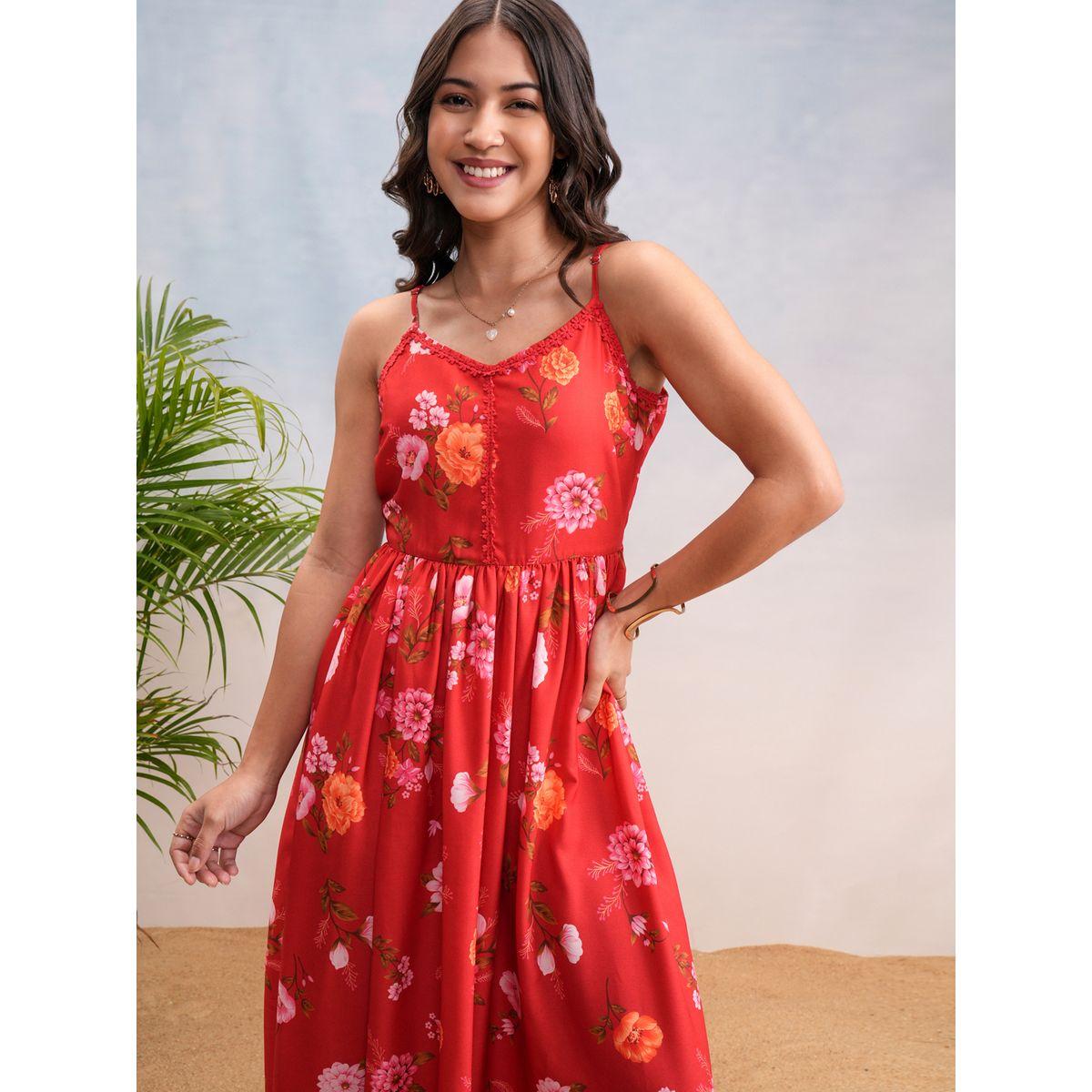 Vishudh X Styli  Floral Print Strappy Maxi Dress-women-clothing-dresses-image-1