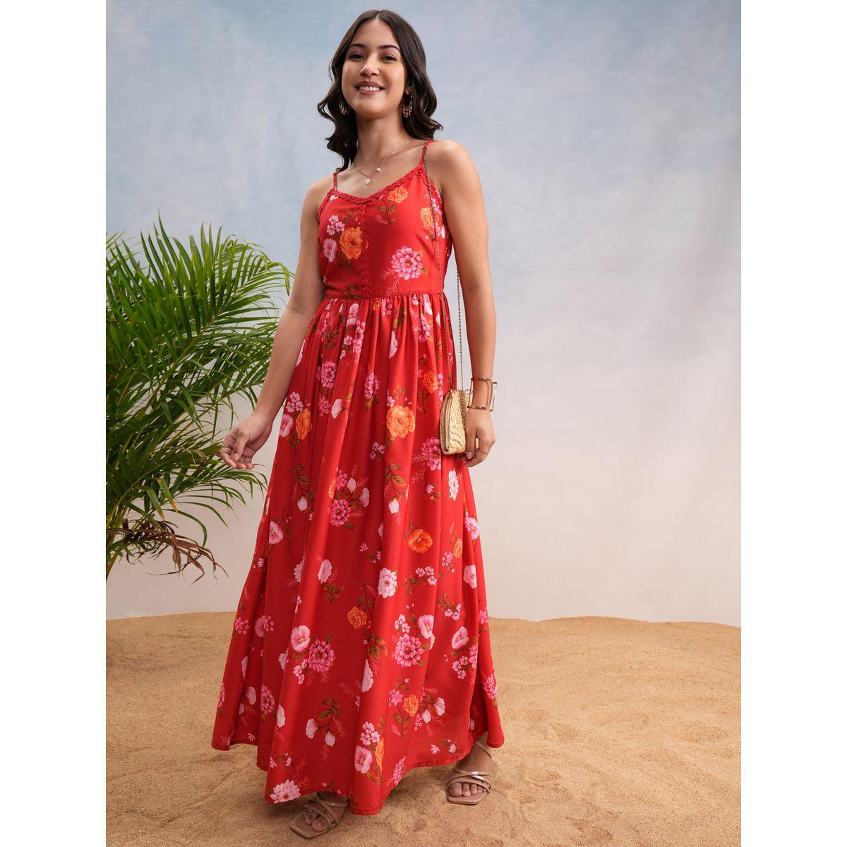 Vishudh X Styli  Floral Print Strappy Maxi Dress-women-clothing-dresses-image-2